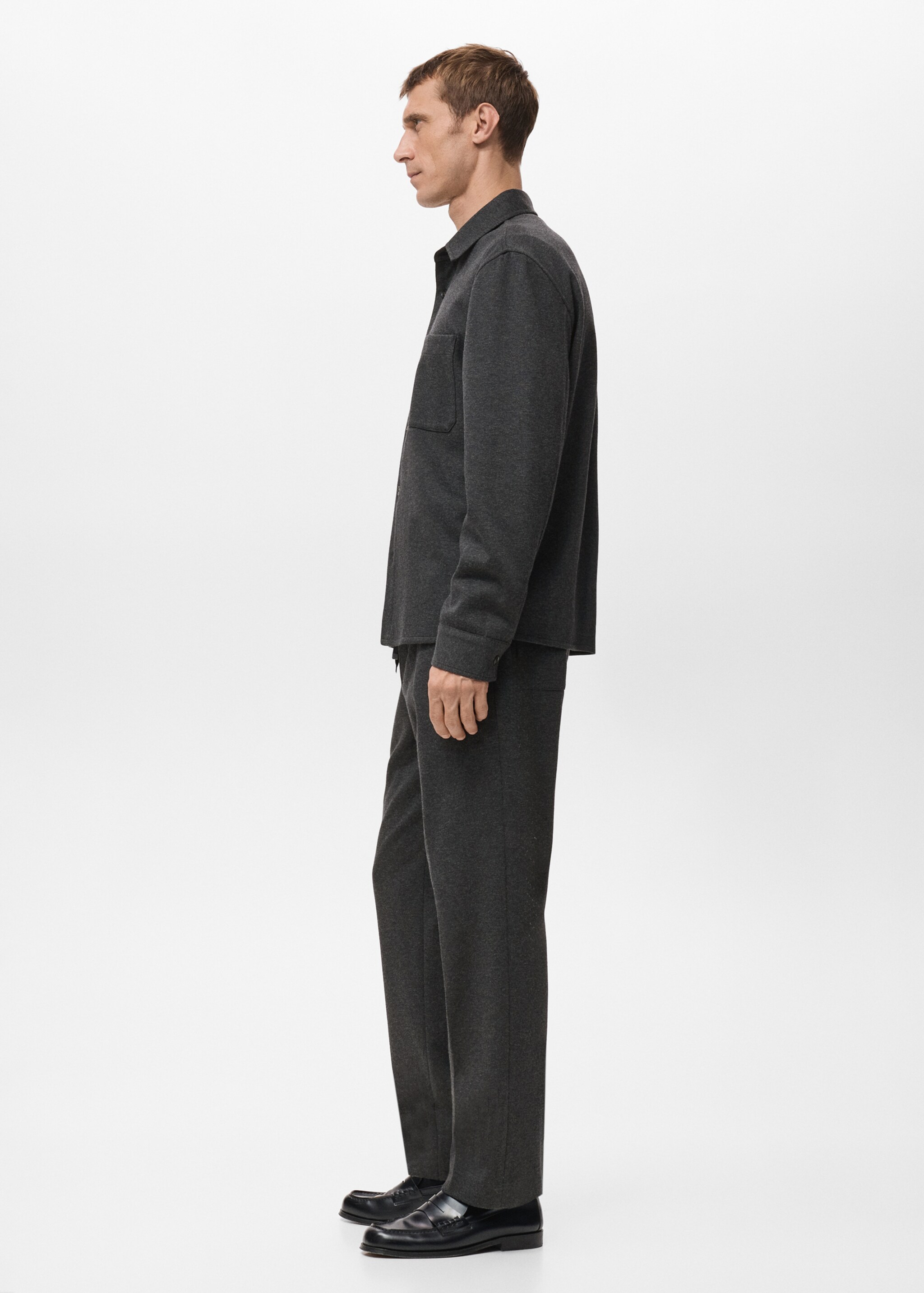 Trousers alcudiaj - Details of the article 2, Dark Heather Grey. Ref: 27071199-00.