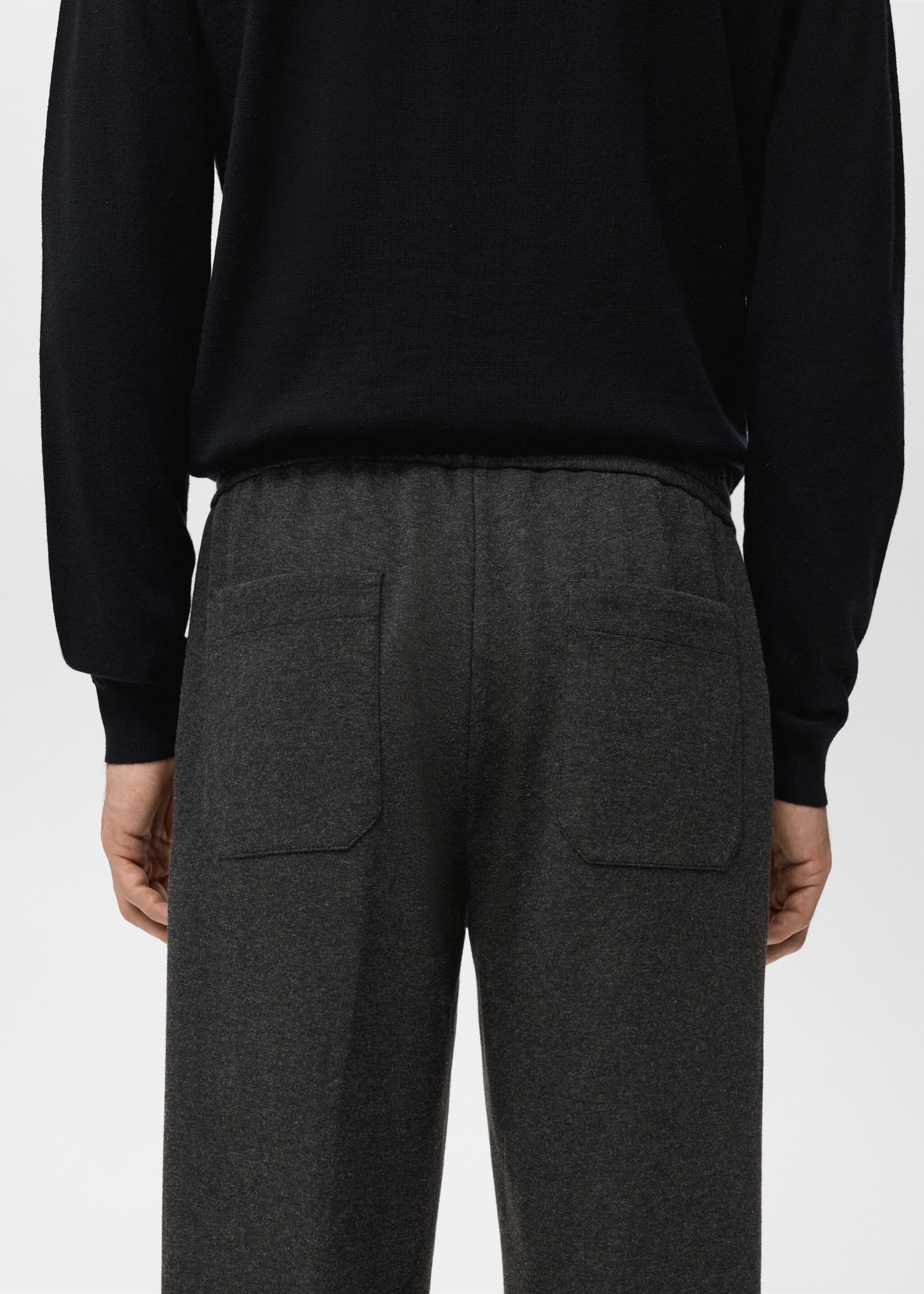 Trousers alcudiaj - Details of the article 6, Dark Heather Grey. Ref: 27071199-00.
