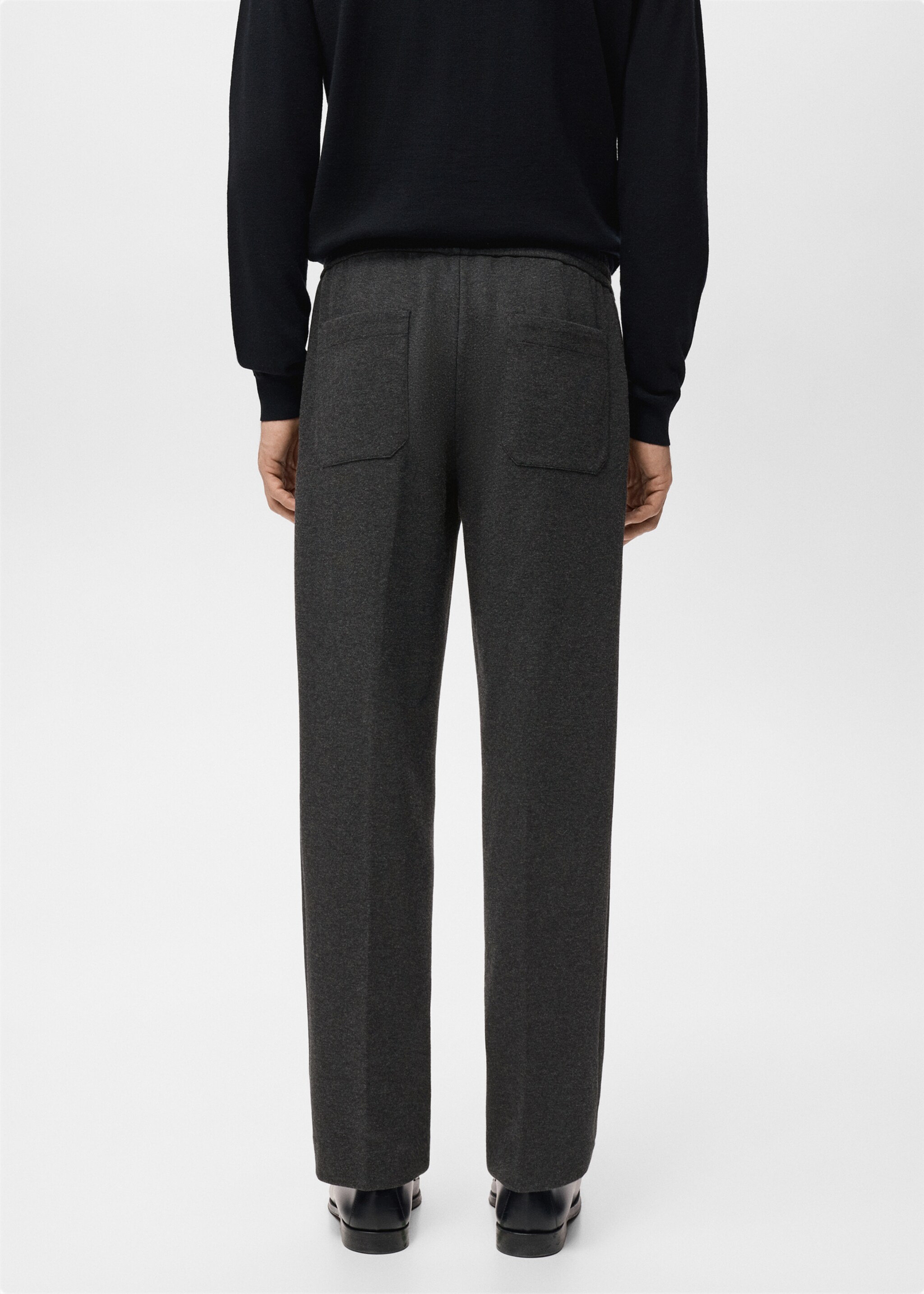 Trousers alcudiaj - Reverse of the article, Dark Heather Grey. Ref: 27071199-00.