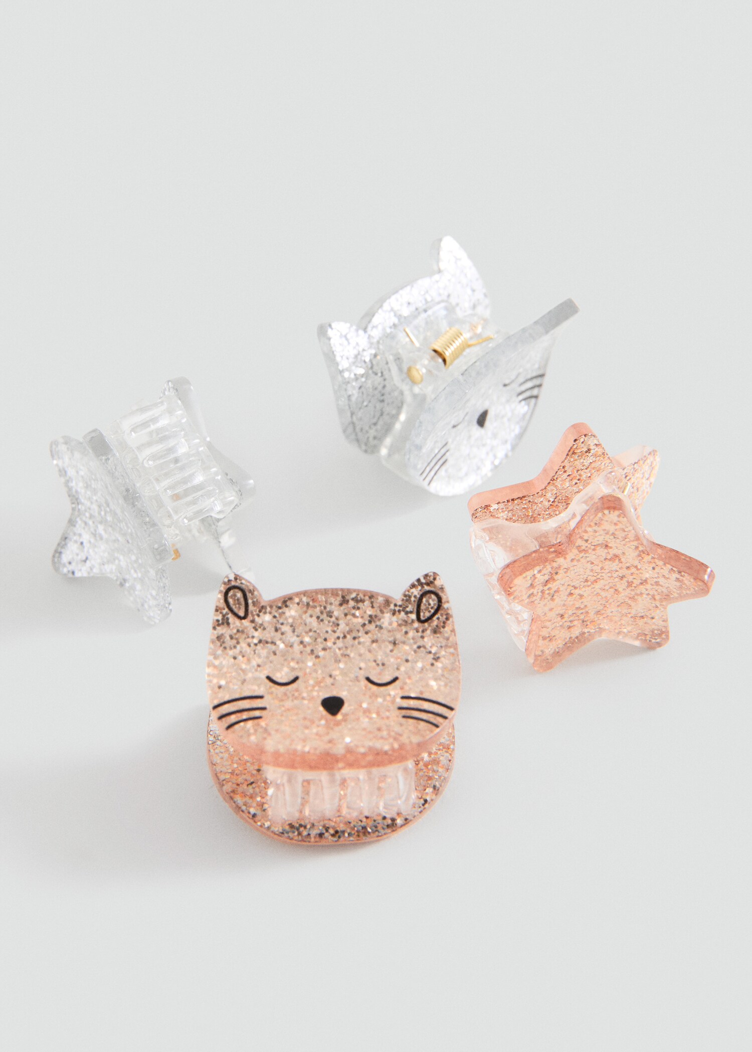 Pack of hair clips - Medium plane