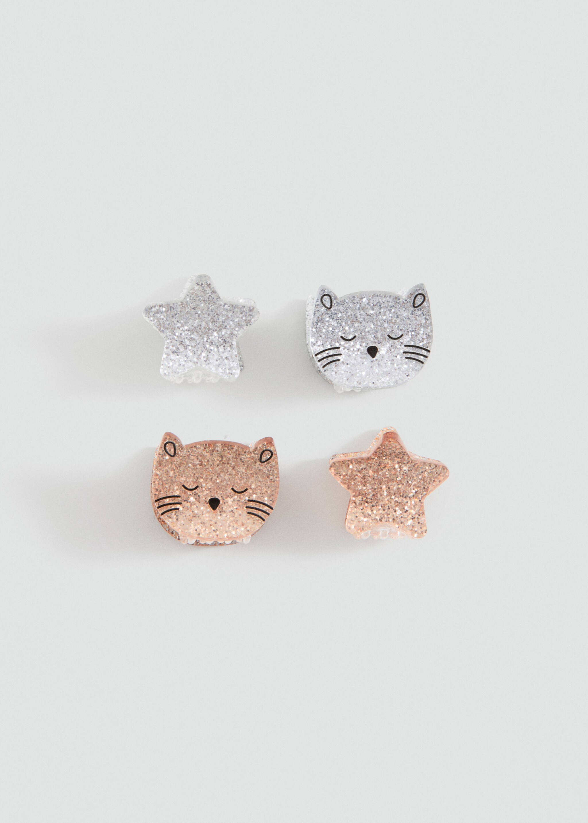 Pack of hair clips - Article without model, Gold. Ref: 27071206-00.