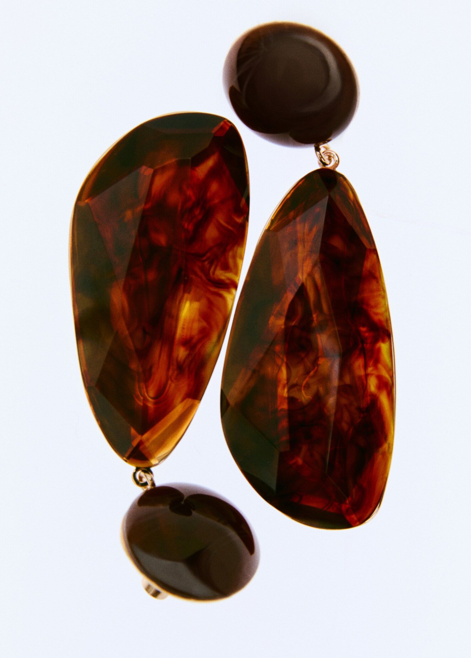 Resin pendant earrings - Details of the article 8