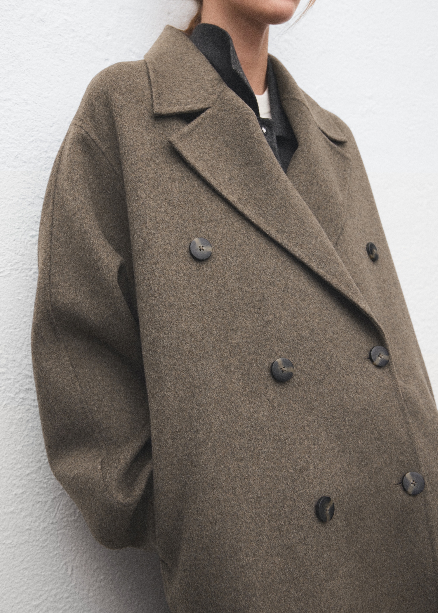 Handmade Oversized Wool Coat