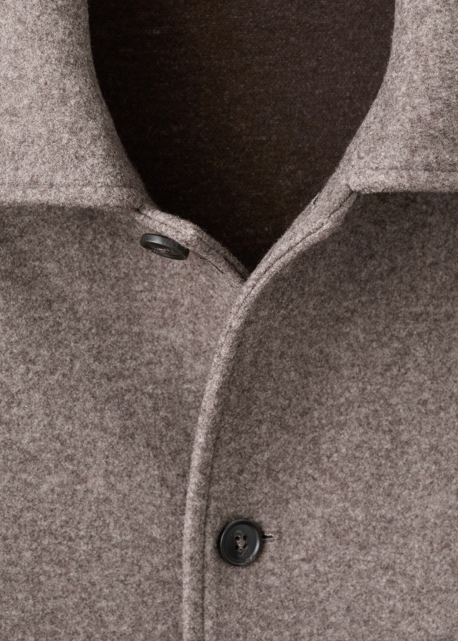 قميص خارجي من الفلانيل بقصّة منتظمة - تفاصيل المنتج 8