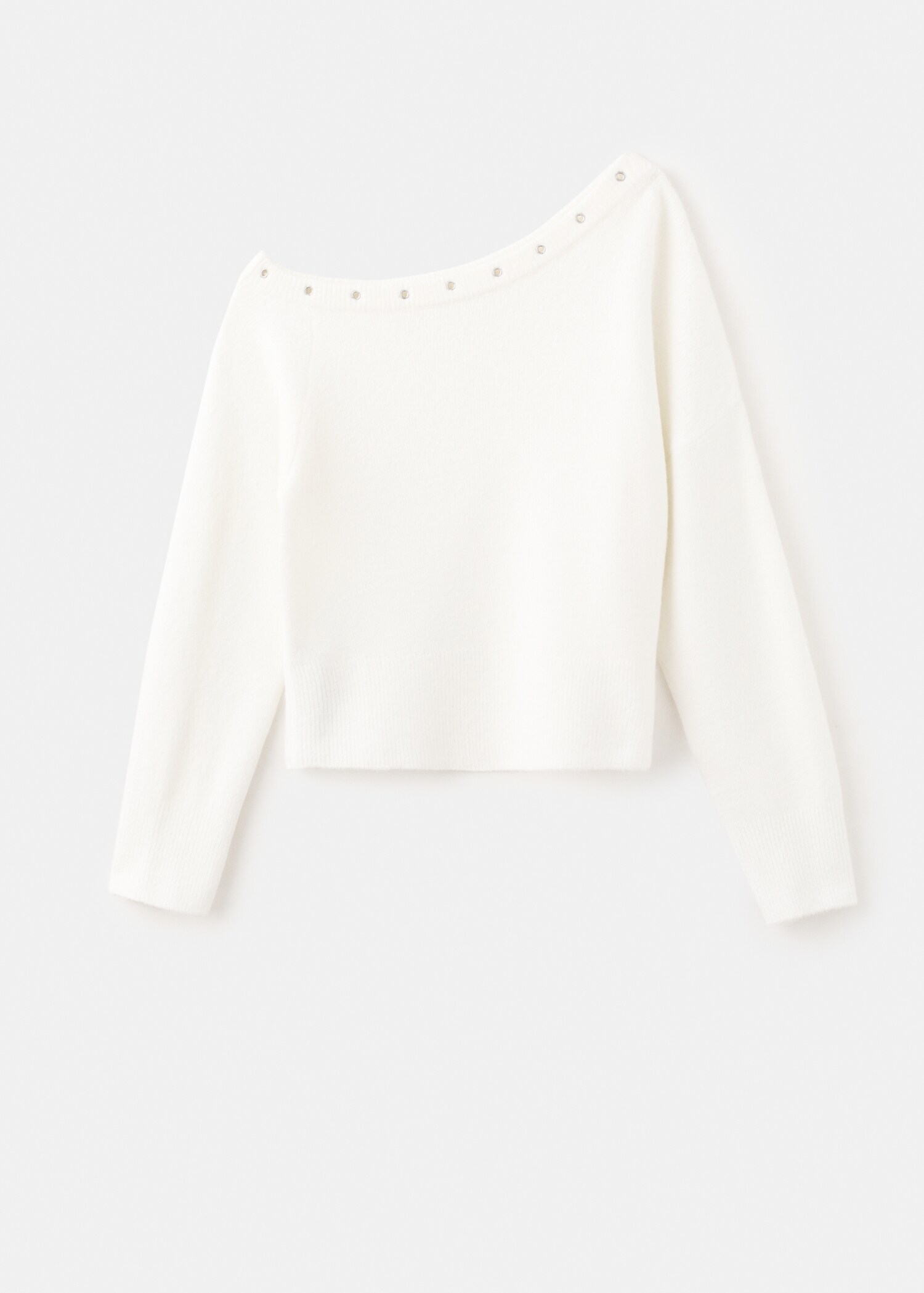 Asymmetrical studded sweater - Article without model