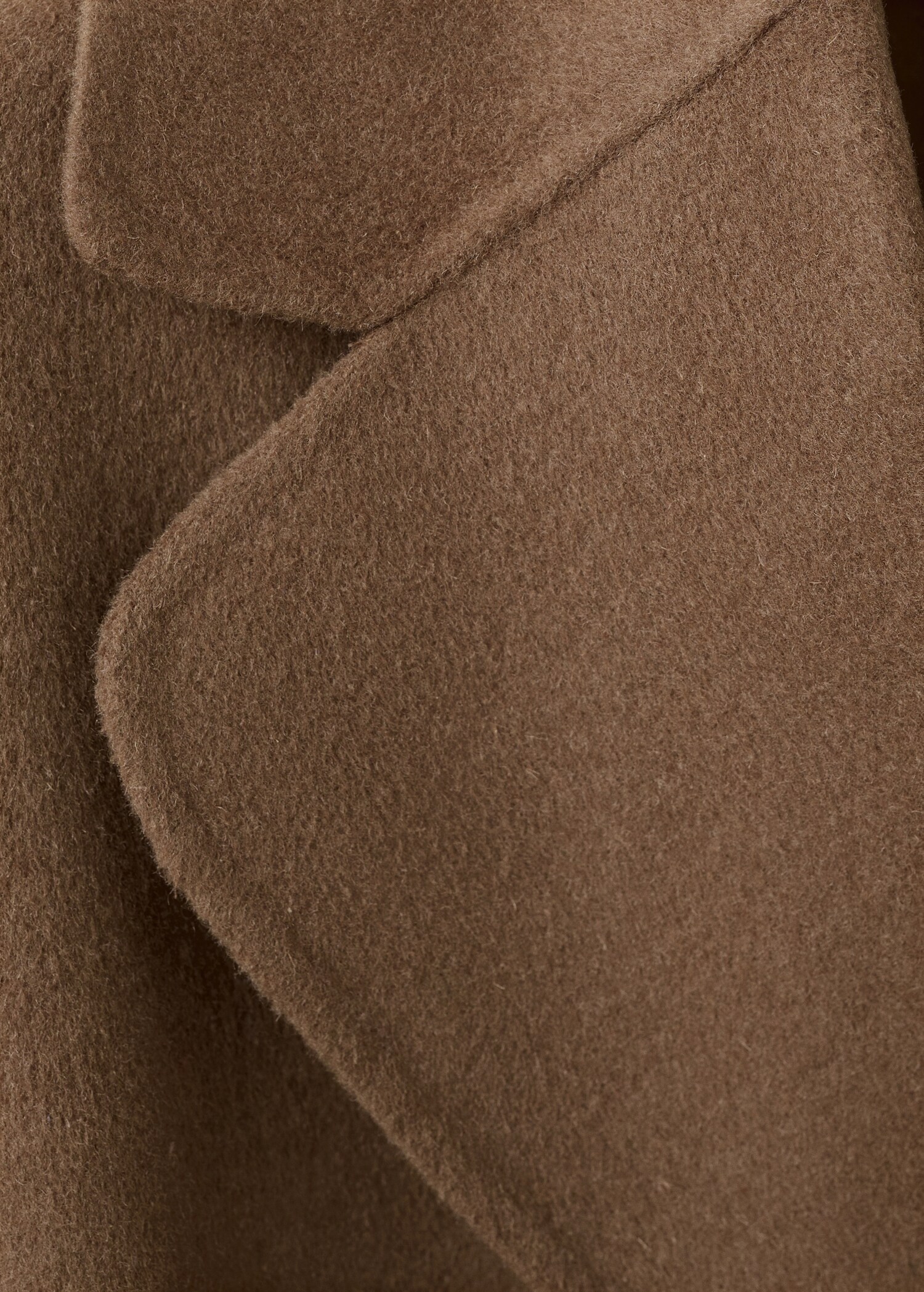 Manteau en laine handmade avec ceinture - Détail de l'article 0