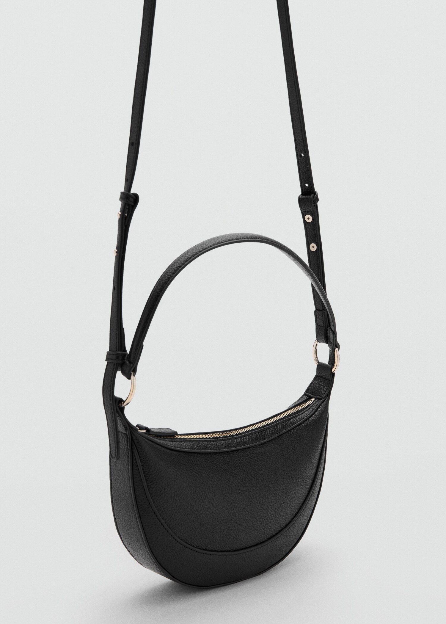 Oval shoulder bag - Medium plane