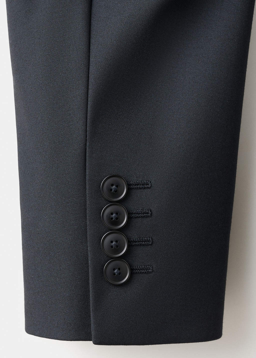 Boston slim-fit double-breasted suit blazer