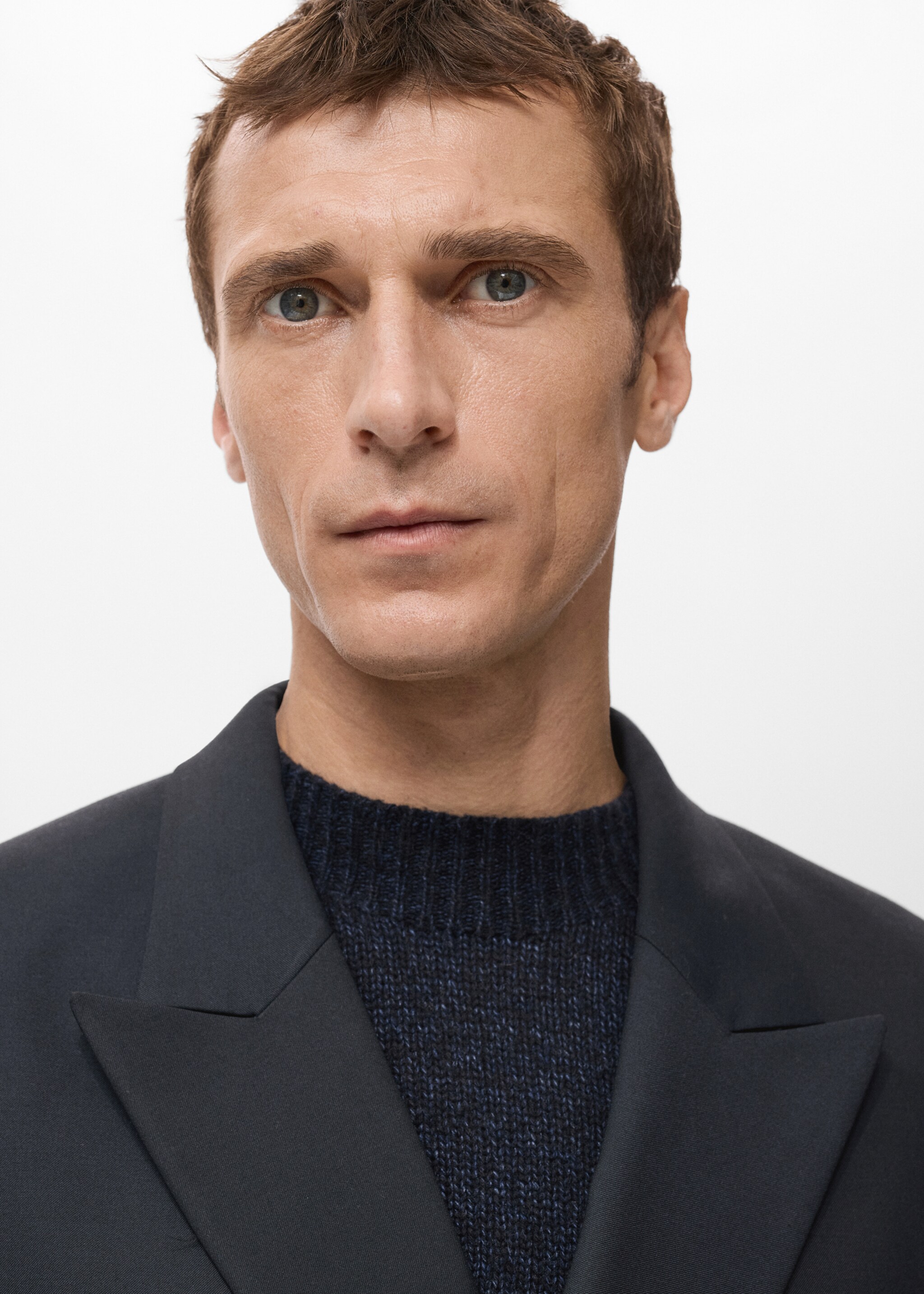 Veste de costume Boston slim fit croisée - Détail de l'article 1, Bleu marine. Ref: 27071219-00.