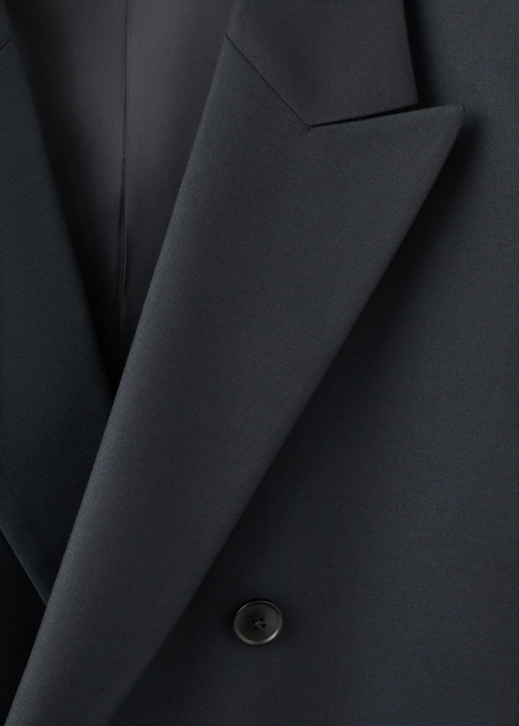 Veste de costume Boston slim fit croisée - Détail de l'article 8, Bleu marine. Ref: 27071219-00.