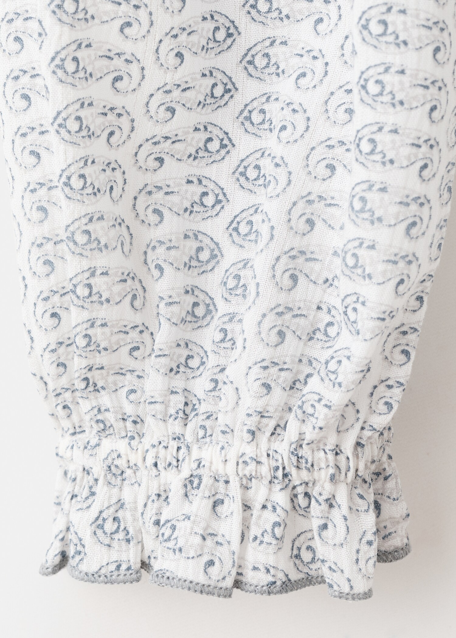 Ruched printed blouse - Details of the article 0