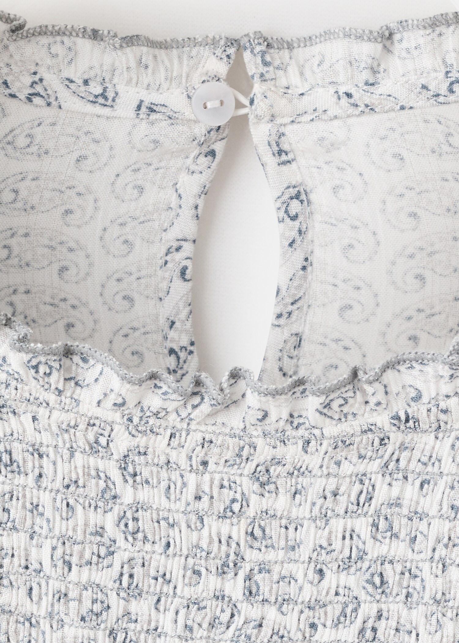 Ruched printed blouse - Details of the article 8