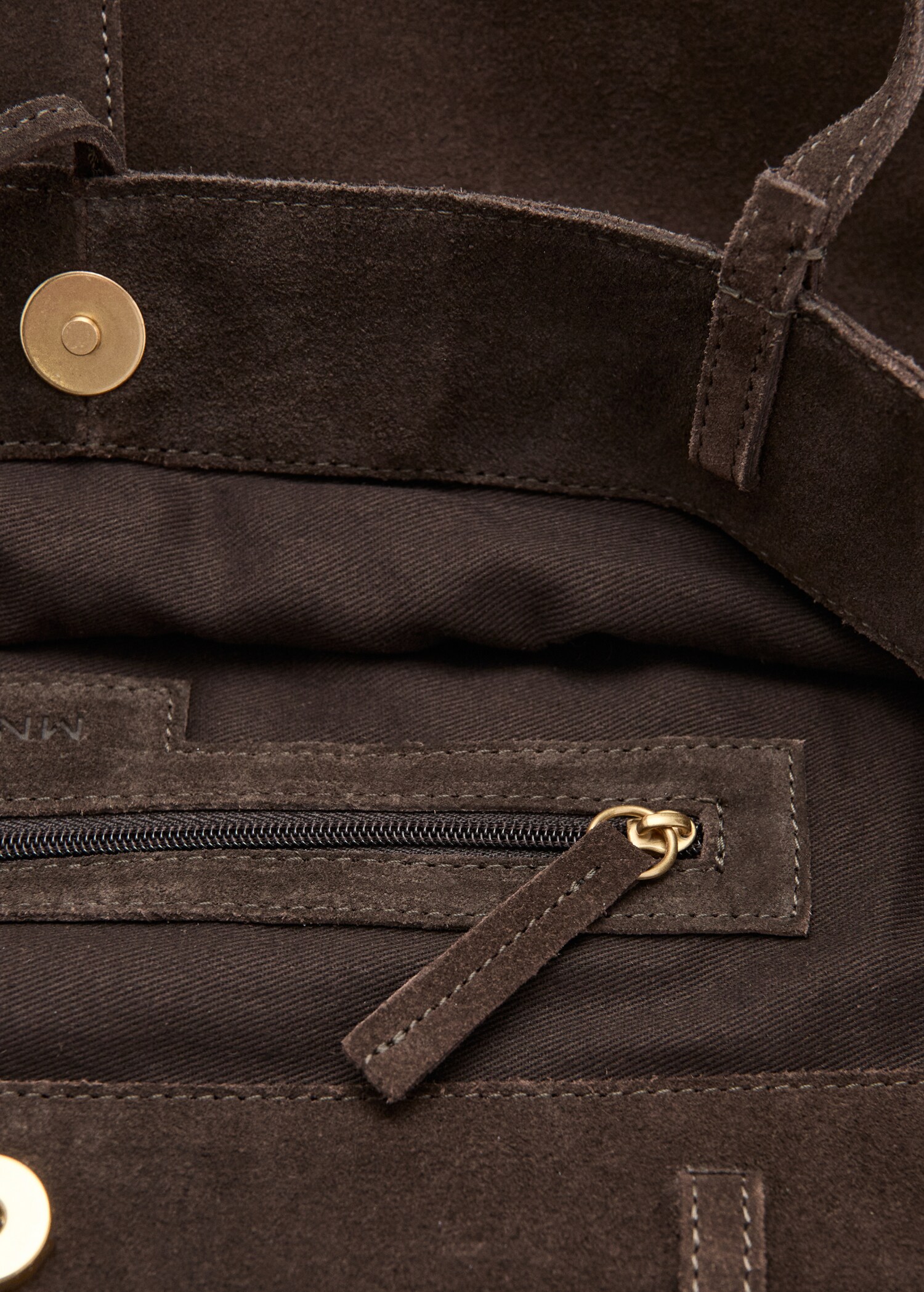 Shopper-Tasche aus Wildleder - Detail des Artikels 2