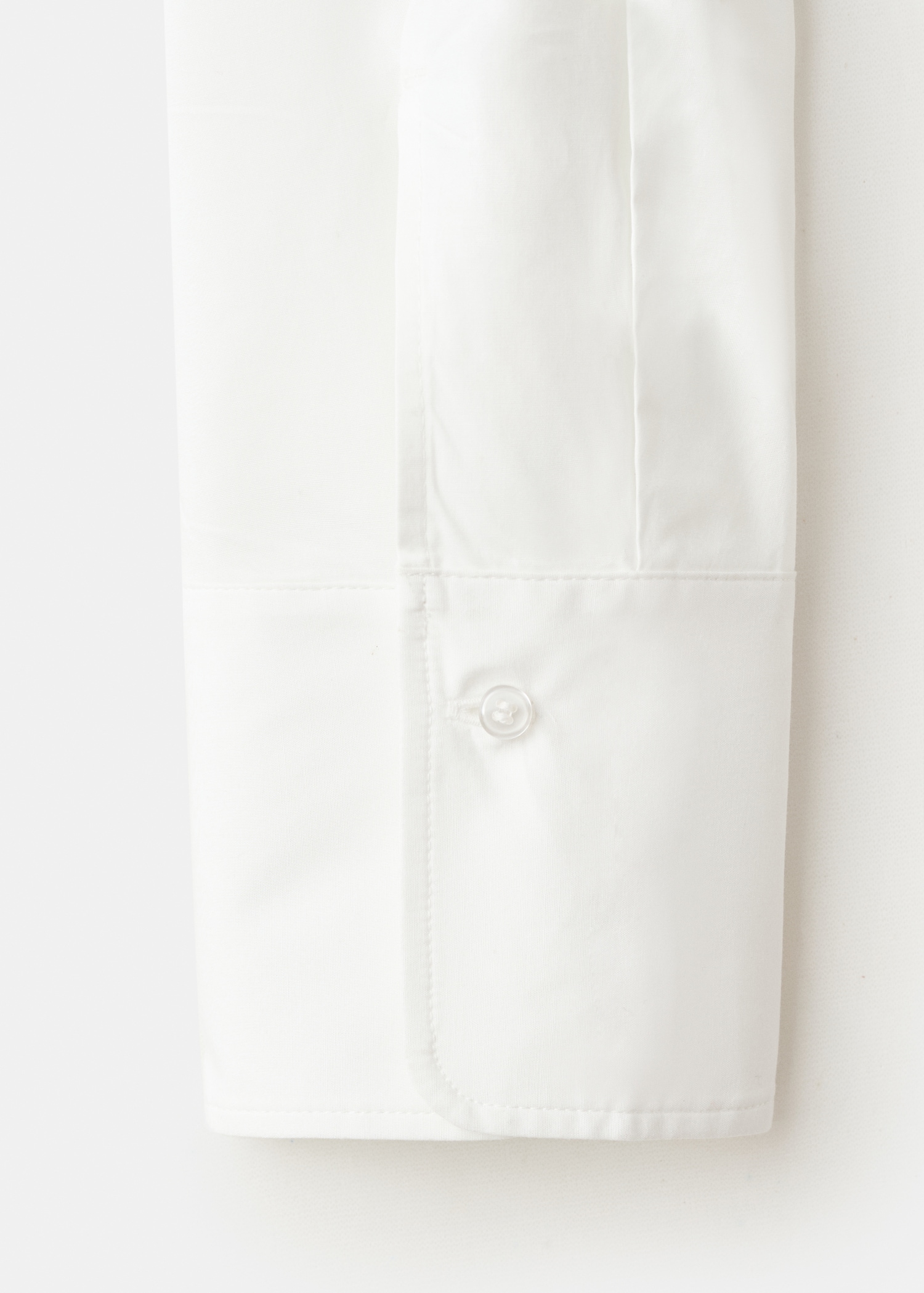 Slim-fit poplin shirt - Details of the article 0