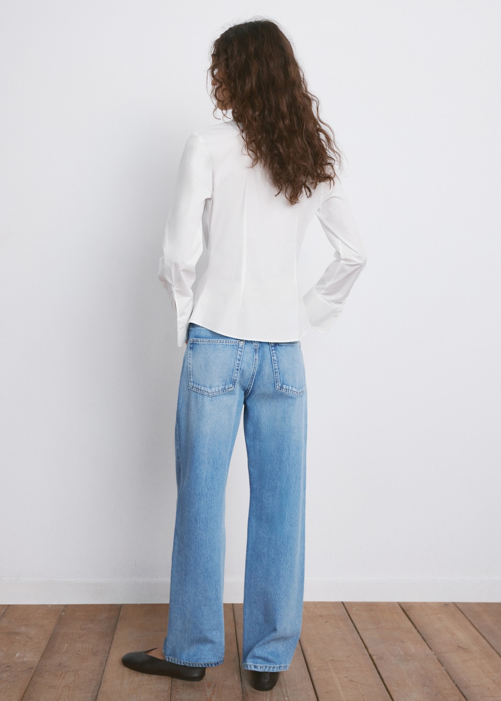 Slim-fit poplin shirt - image 3