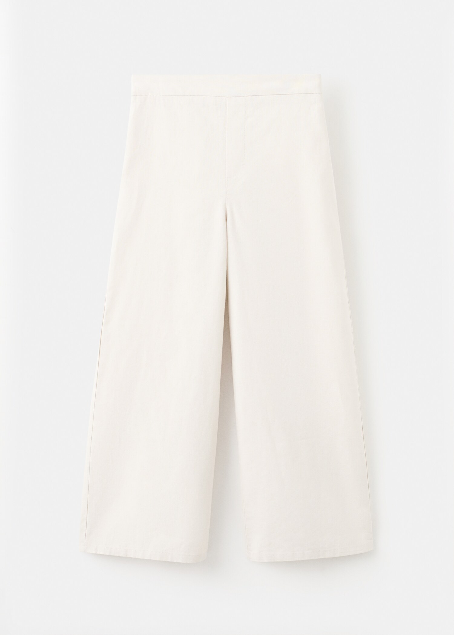 Linen-blend trousers - Article without model