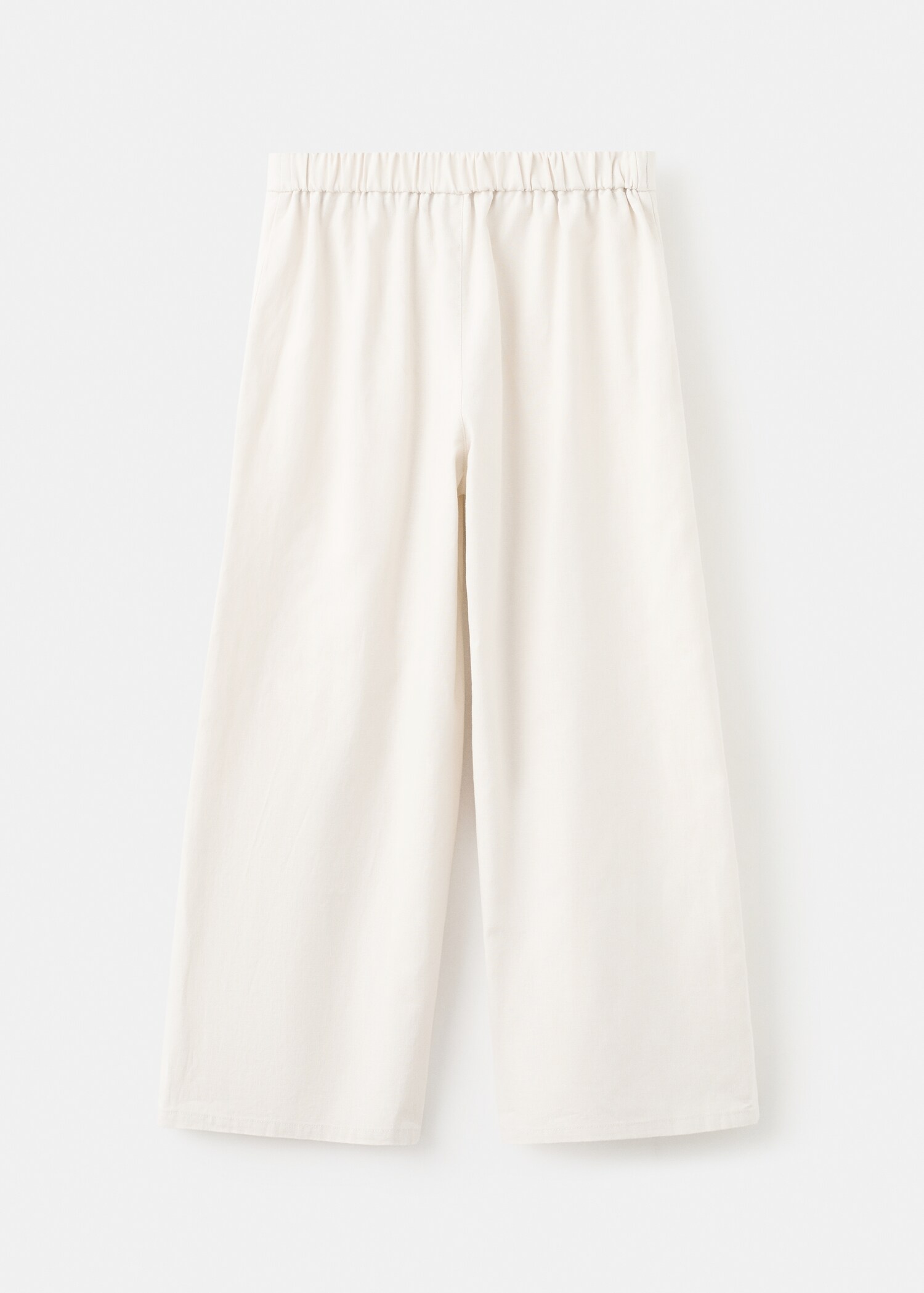 Linen-blend trousers - Reverse of the article
