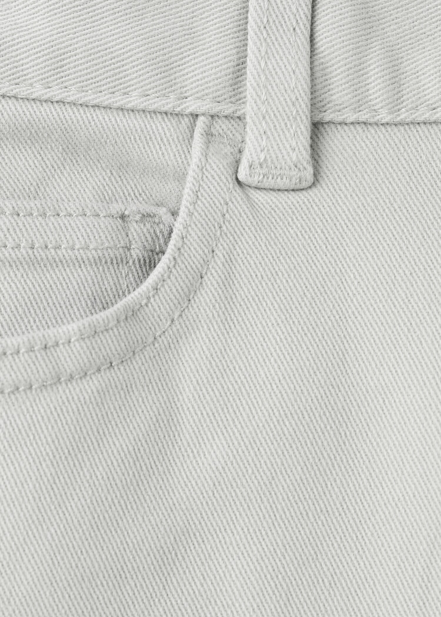 Straight cotton jeans - Details of the article 0