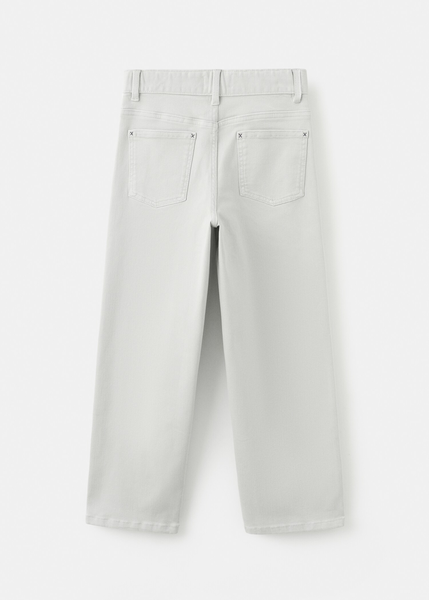 Straight cotton jeans - Reverse of the article