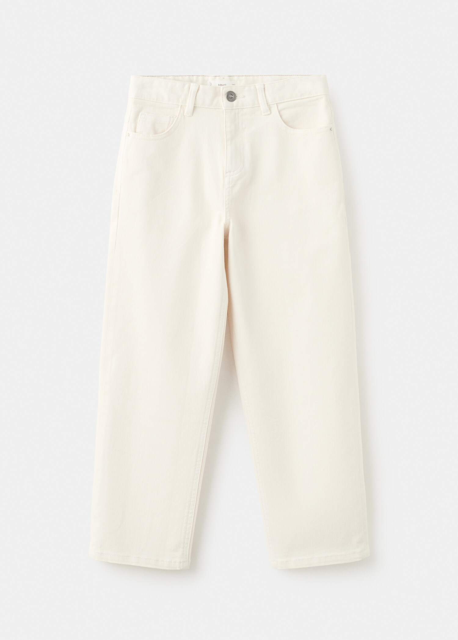 Straight cotton jeans - Article without model