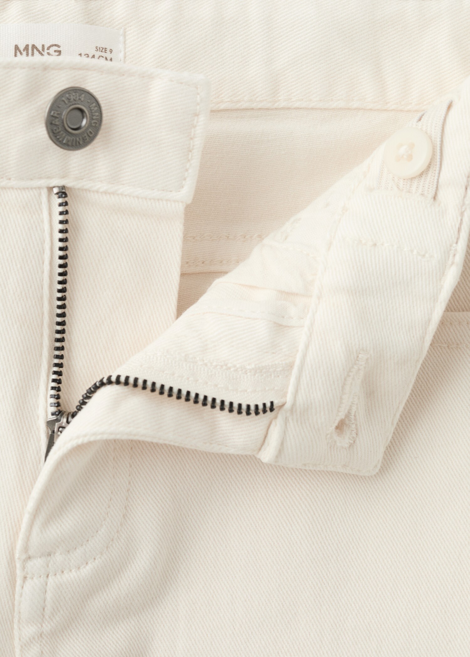 Straight cotton jeans - Details of the article 8