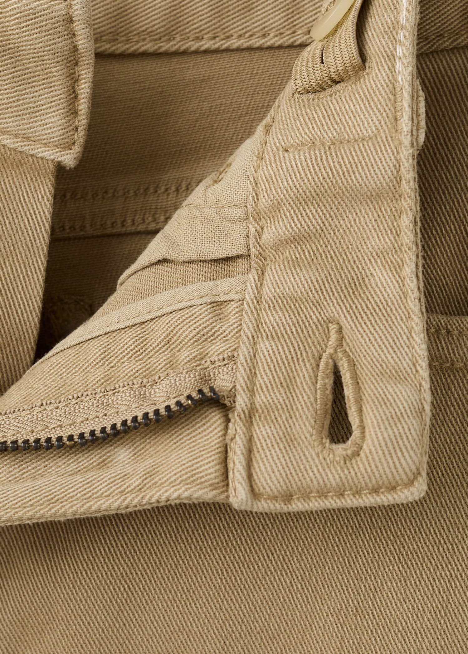Straight cotton jeans - Details of the article 8