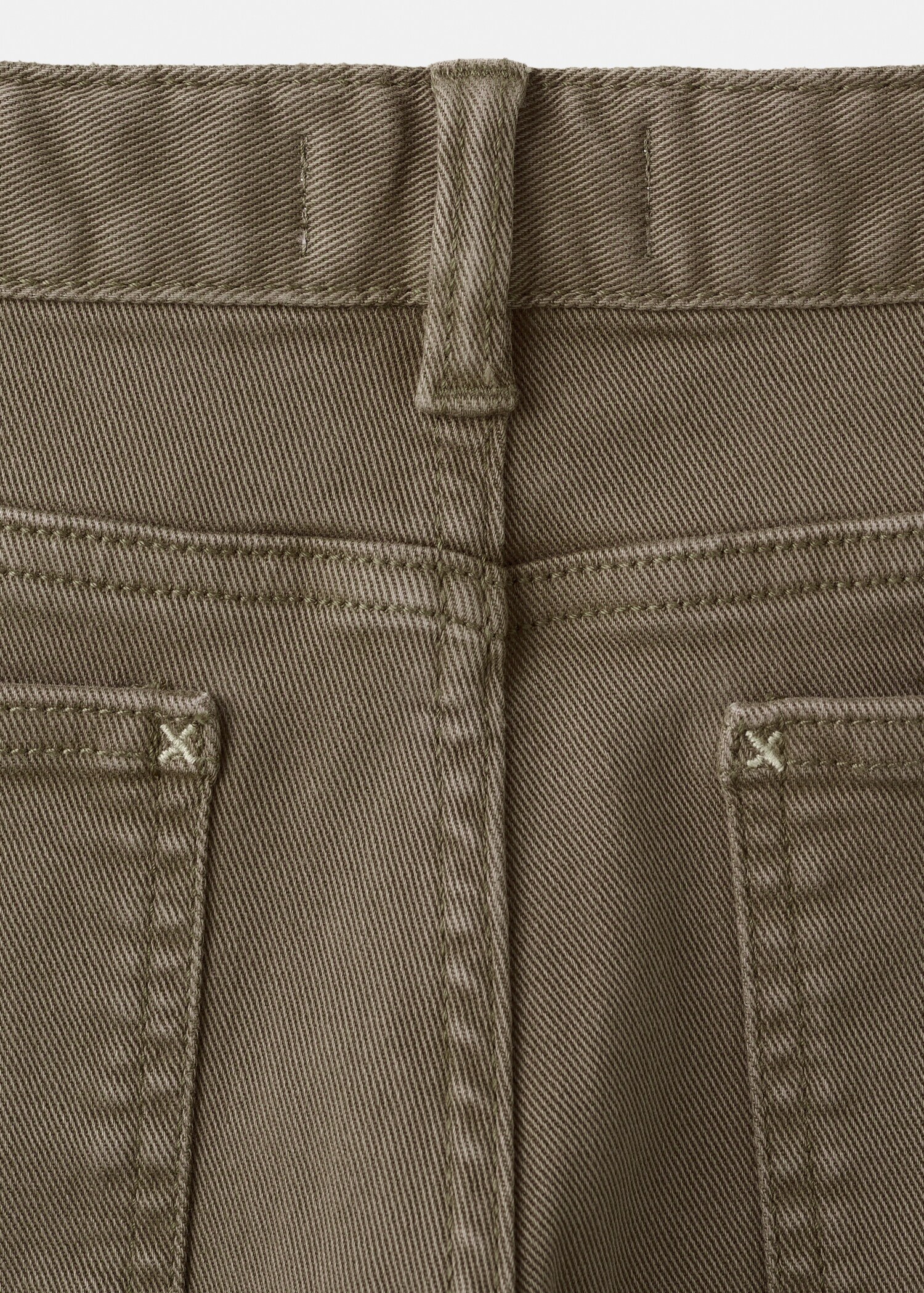 Straight cotton jeans - Details of the article 0
