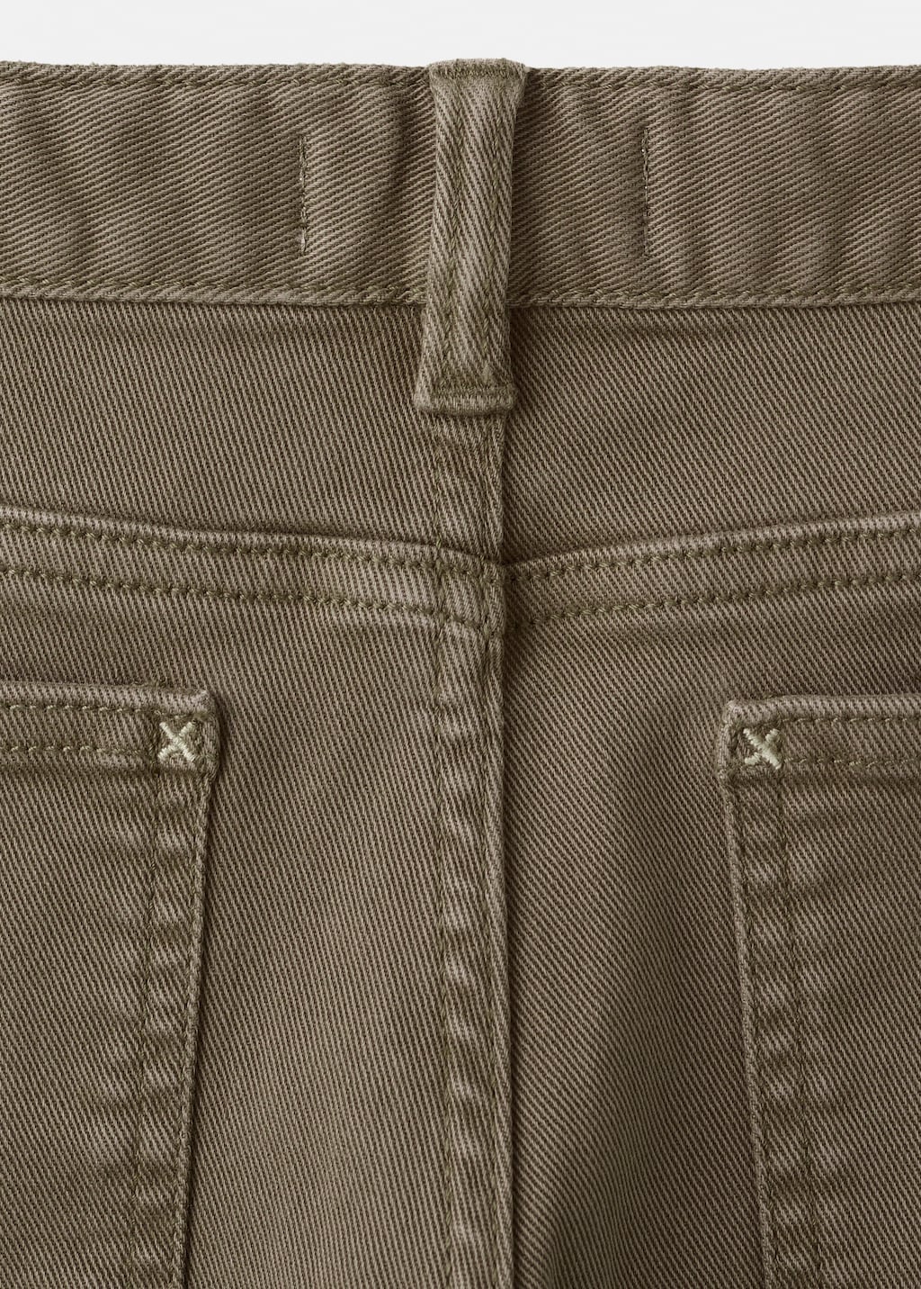 Straight cotton jeans