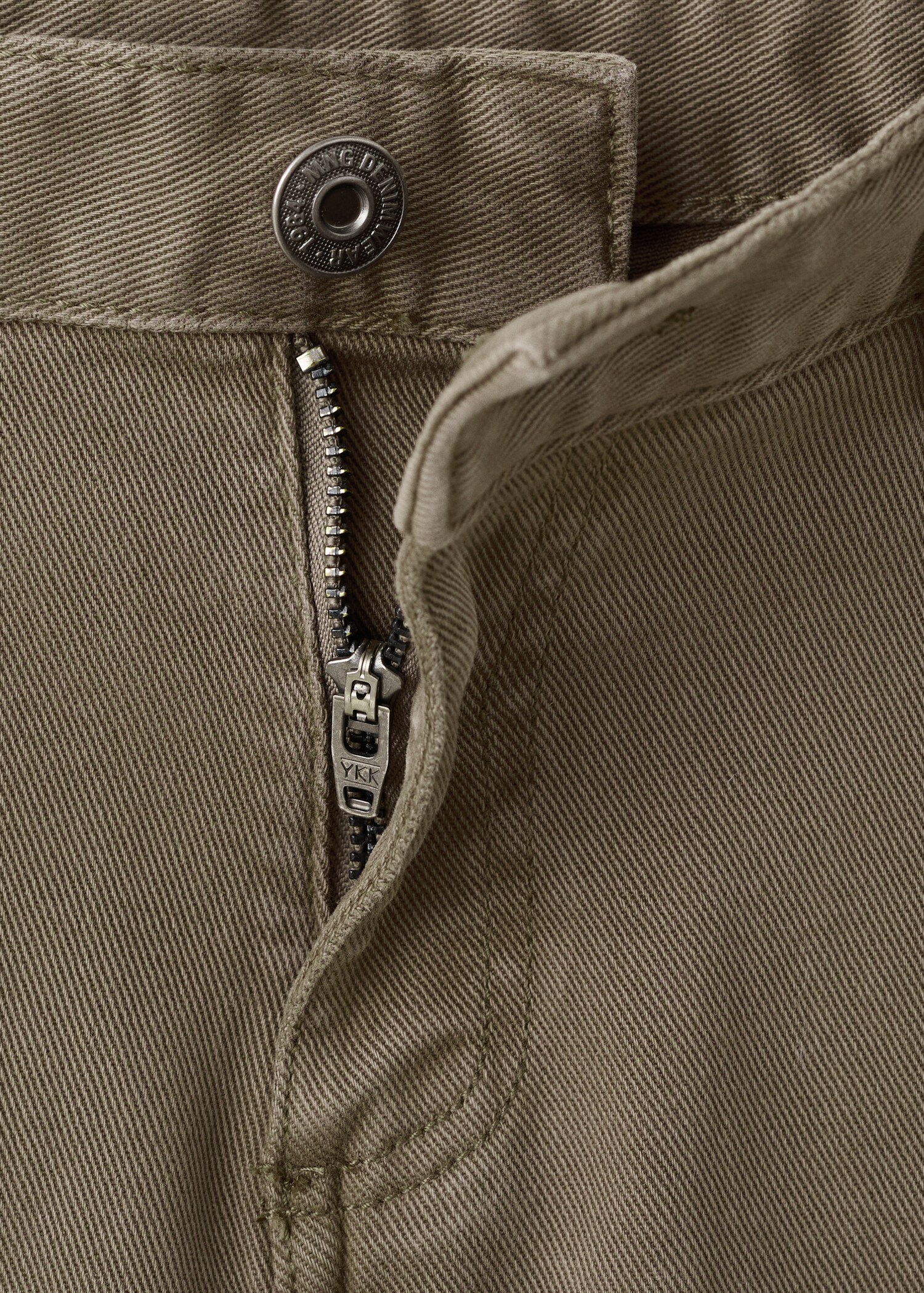 Straight cotton jeans - Details of the article 8