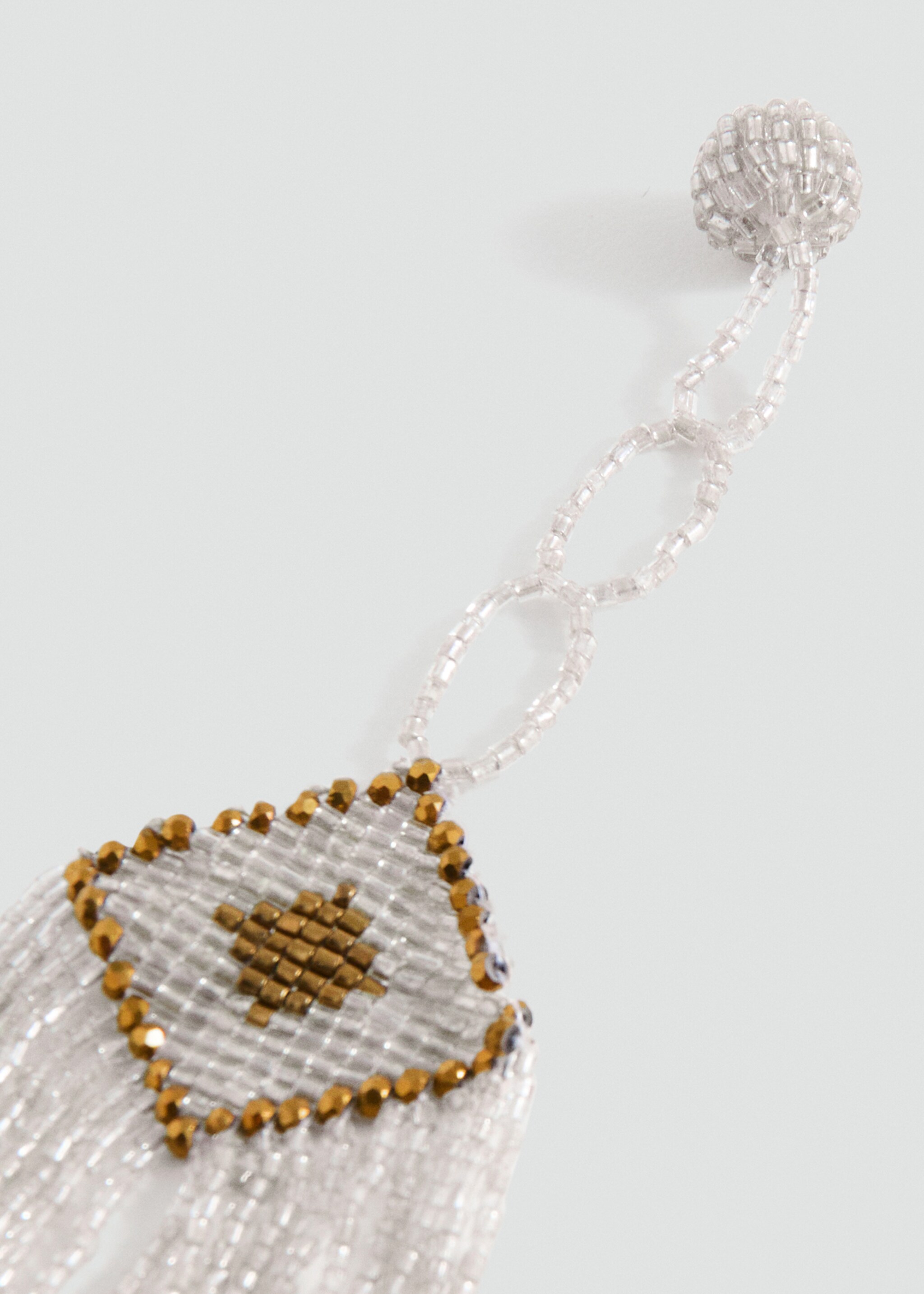 Choker abalorios - Plano medio, Gris. Ref: 27071233-00.