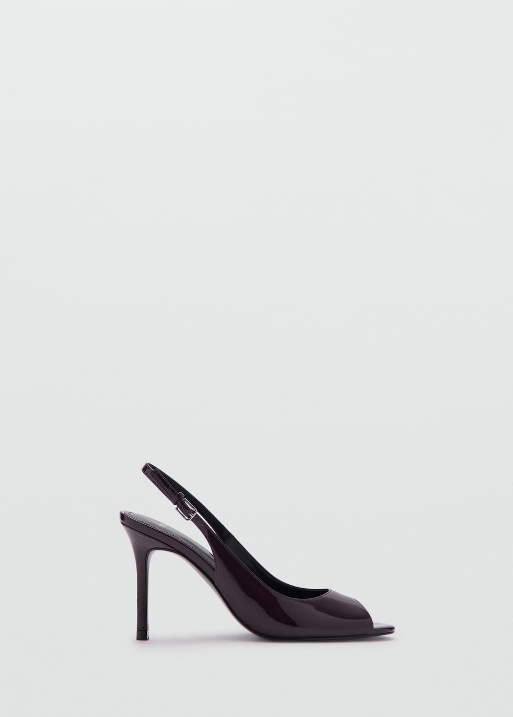 Patent leather peep-toe stiletto shoes - Women | MANGO Netherlands