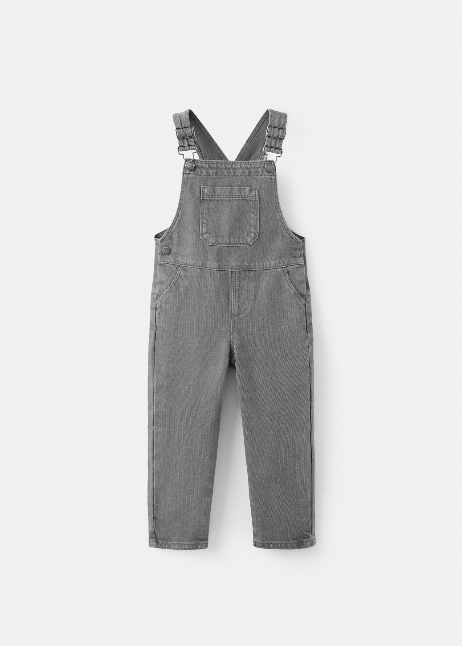 Straight denim dungarees - Article without model