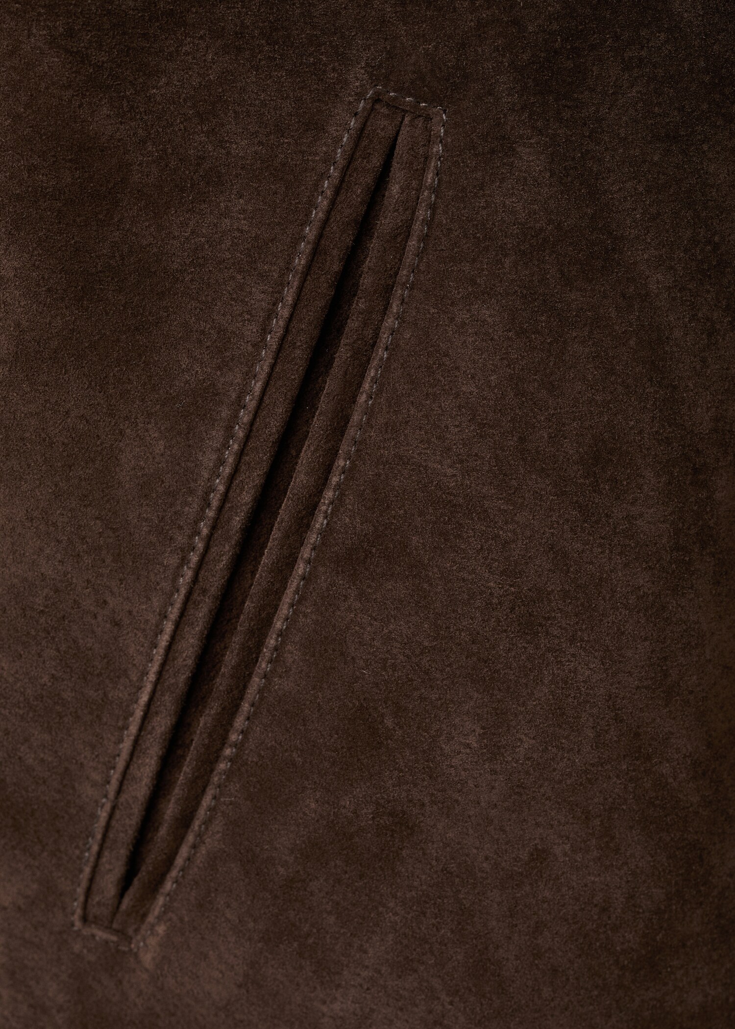 Combined Suede Leather Jacket - Details of the article 0
