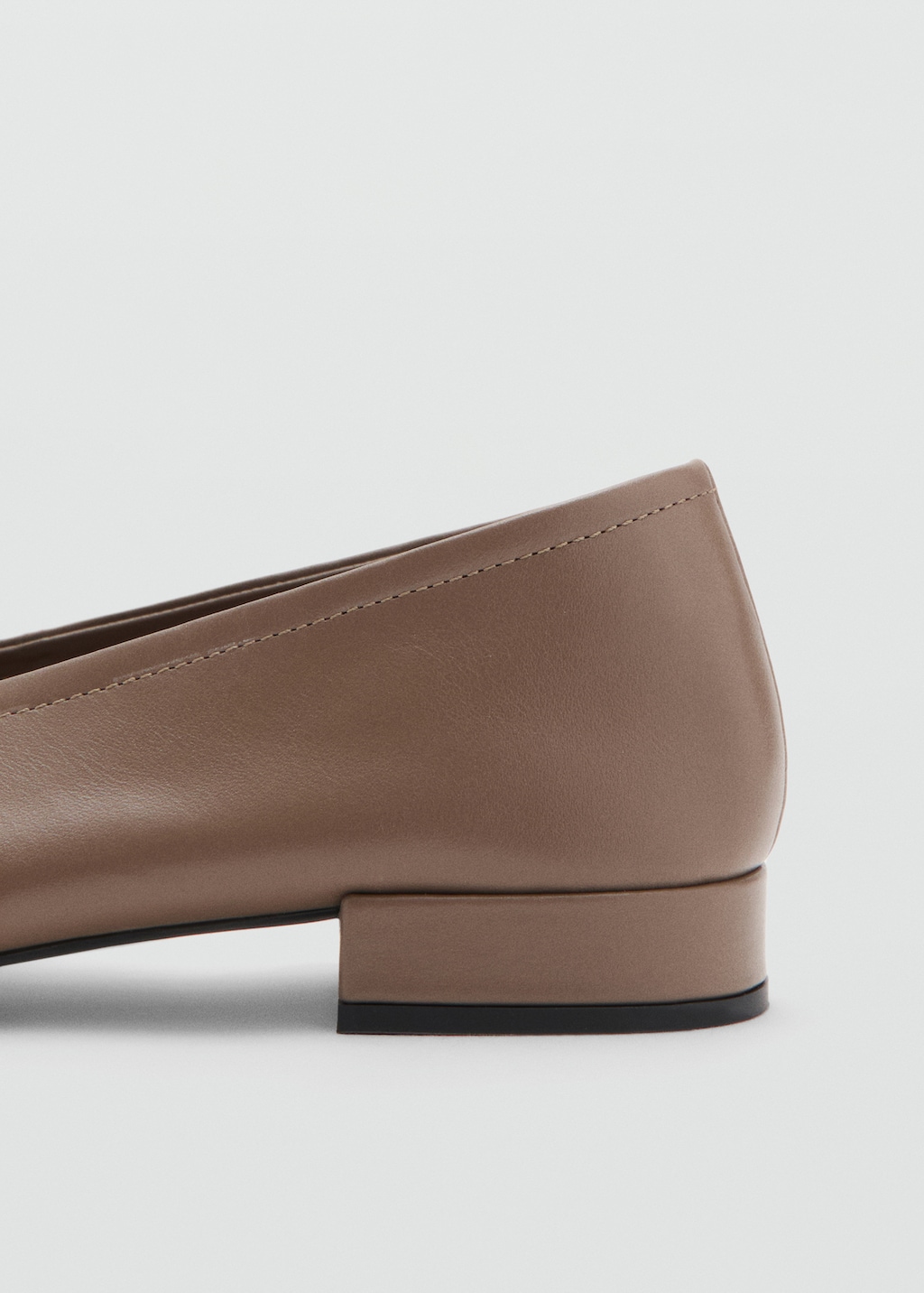 Leather flat shoes - image 3