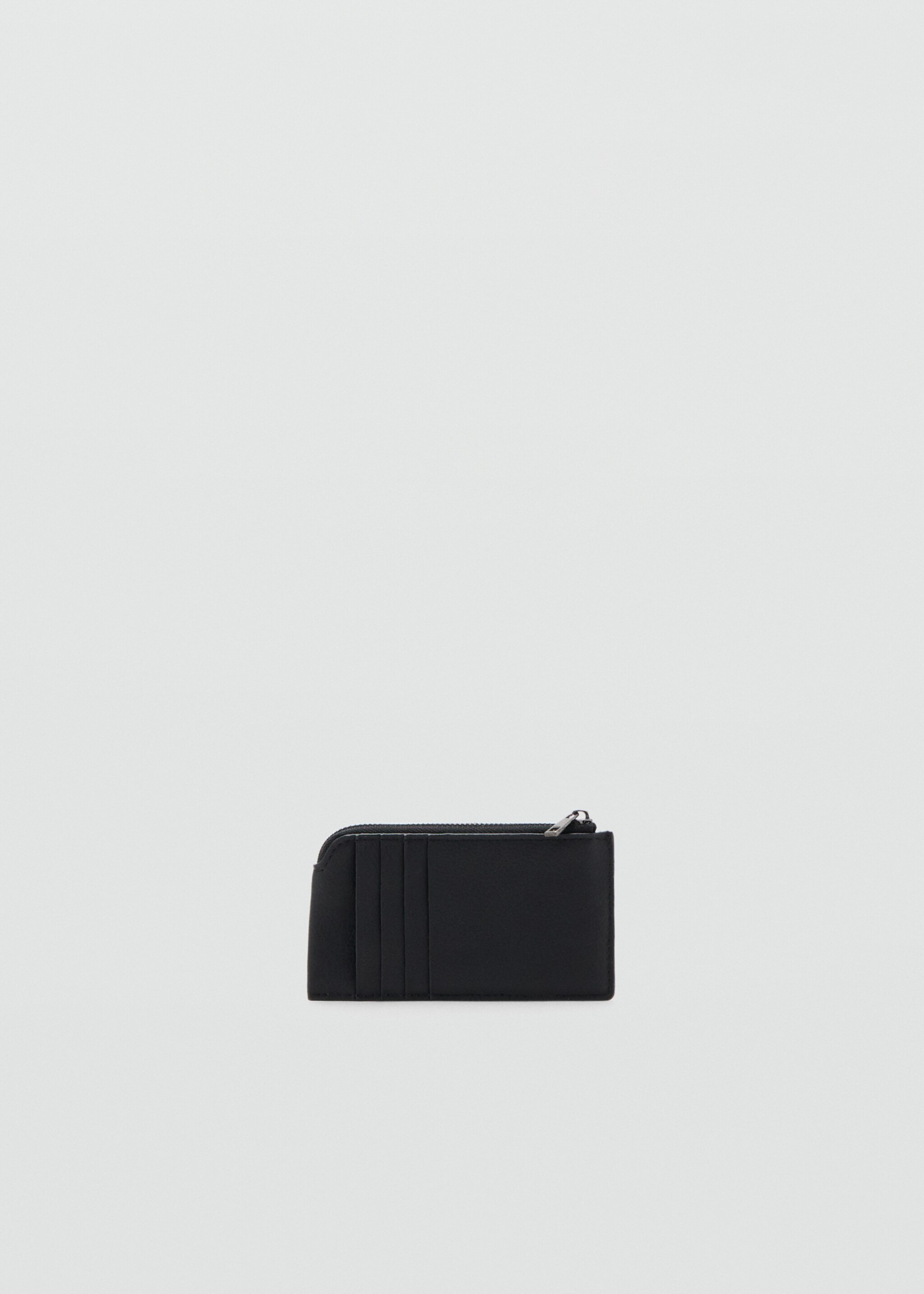 Monedero zip - Plano medio, Negro. Ref: 27071252-00.