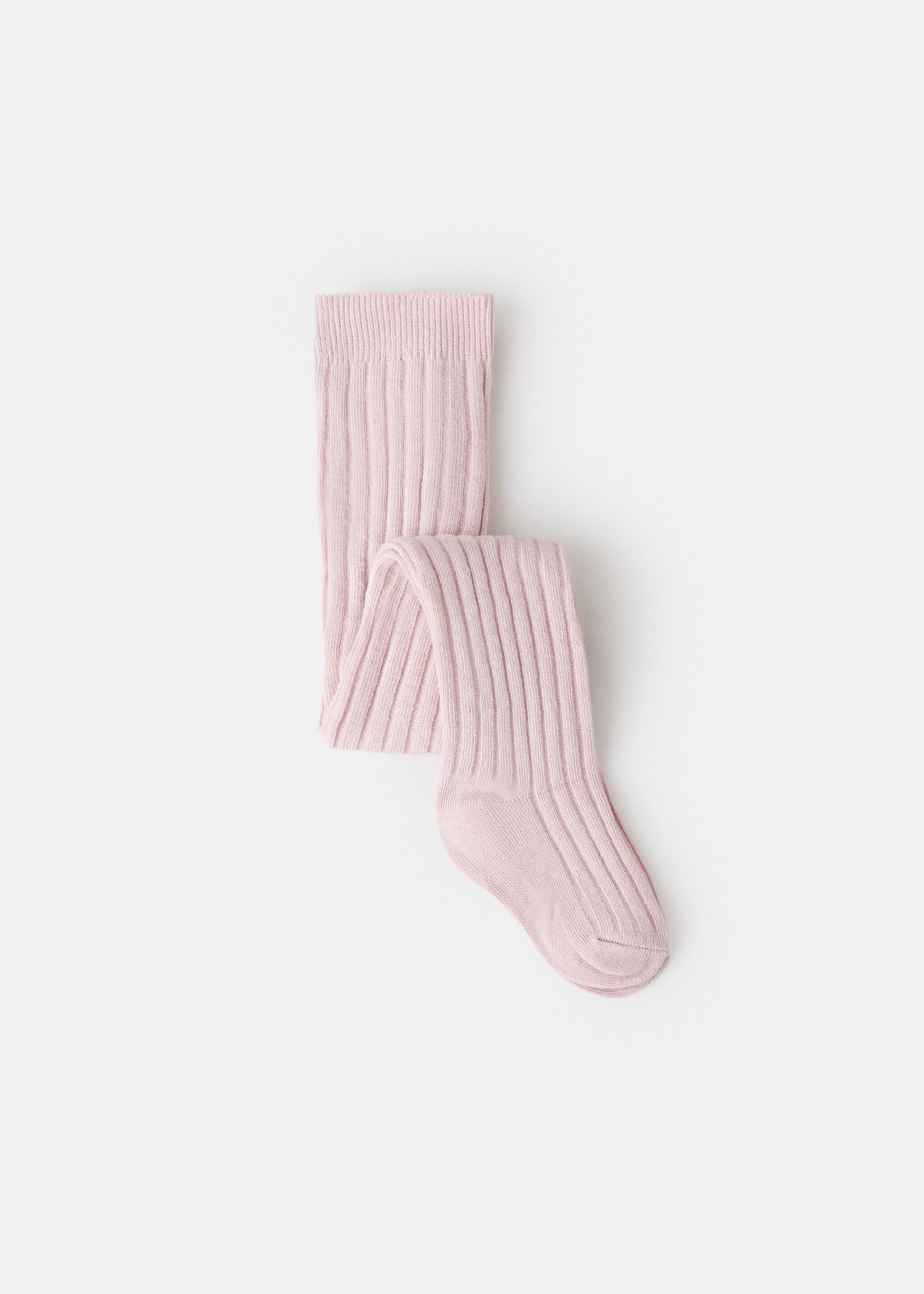 Ribbed tights - Article without model, Pale Pink. Ref: 27071253-00.