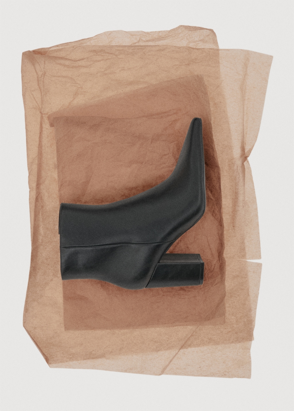 Ankle boots with block heel