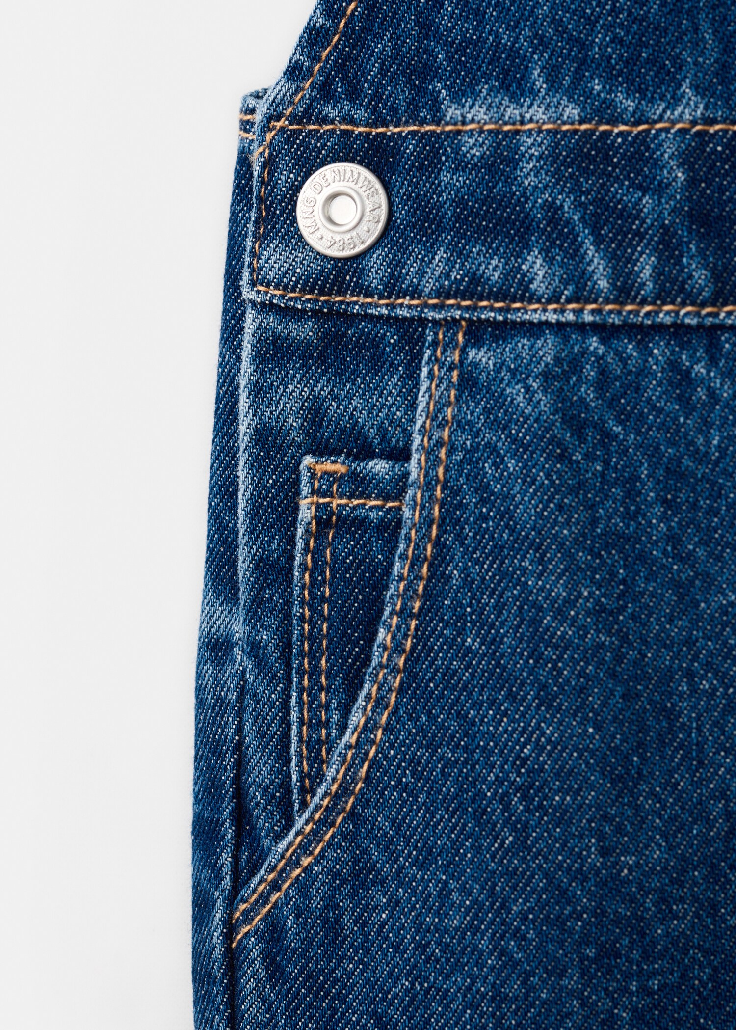 Denim cotton dungarees - Details of the article 8