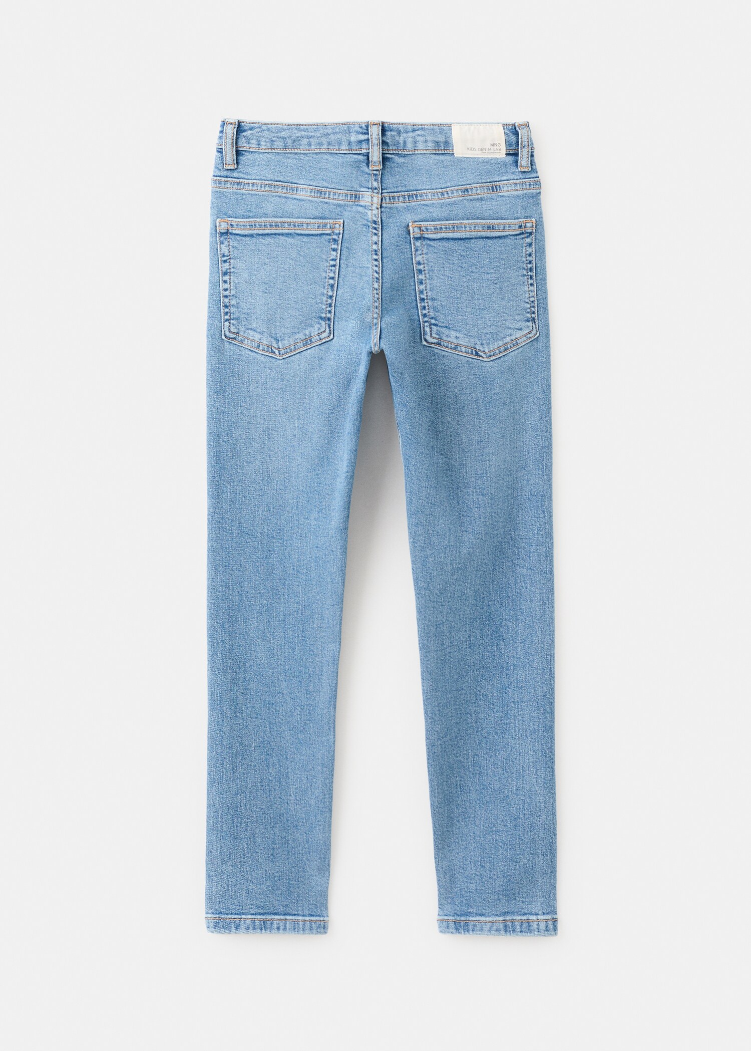 Mid-rise slim-fit jeans - Reverse of the article