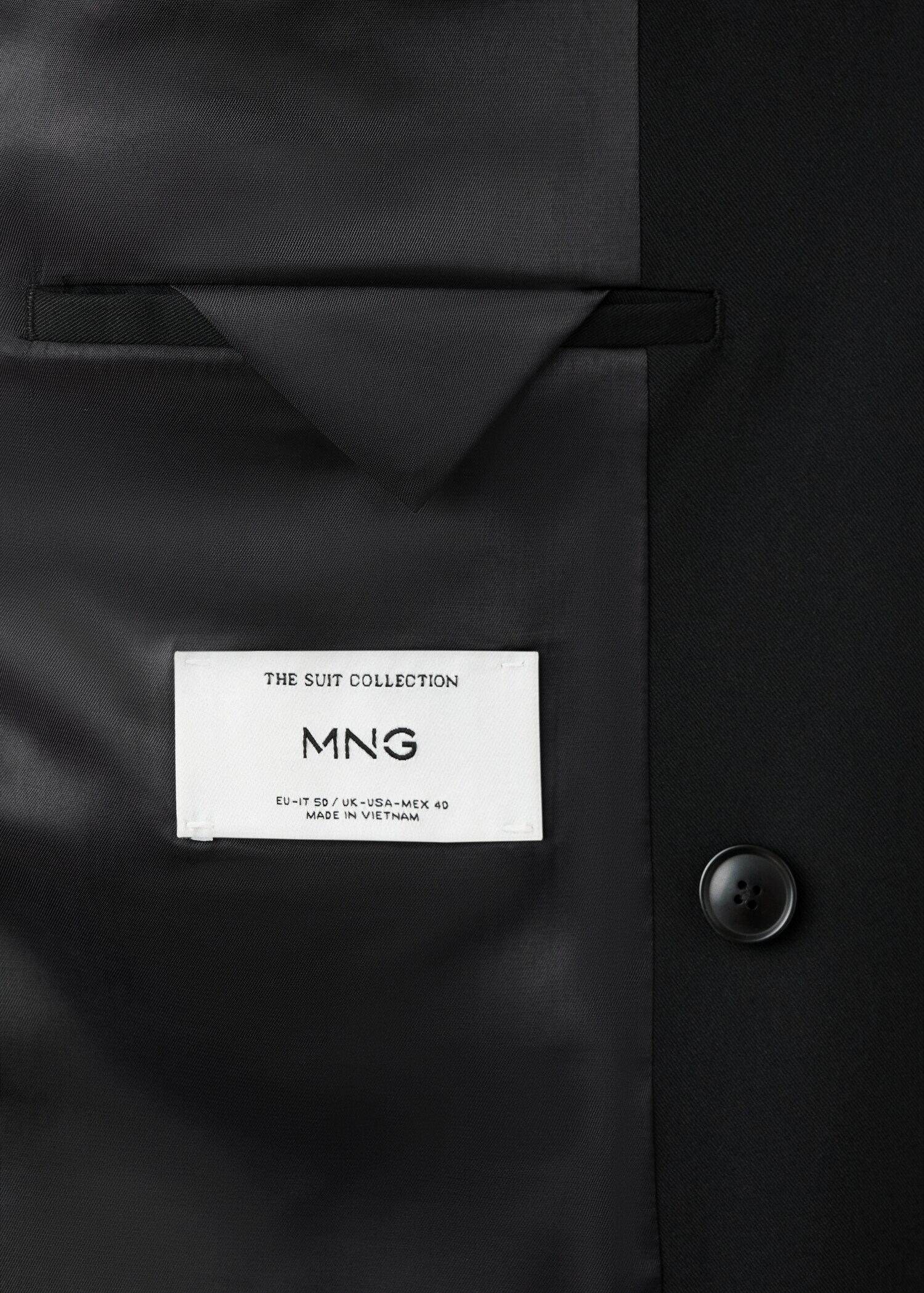 بليزر بوسطن بدلة بقصة متوسطة بطبقتين متداخلتين - تفاصيل المنتج 0