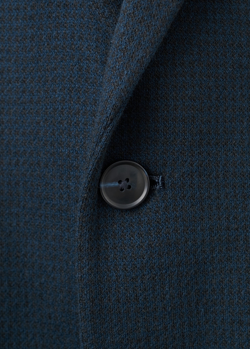 Slim fit microstructure blazer