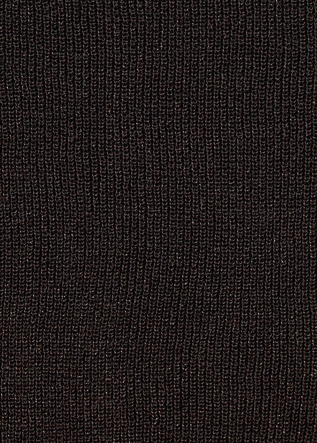 Lurex knitted V-neck top