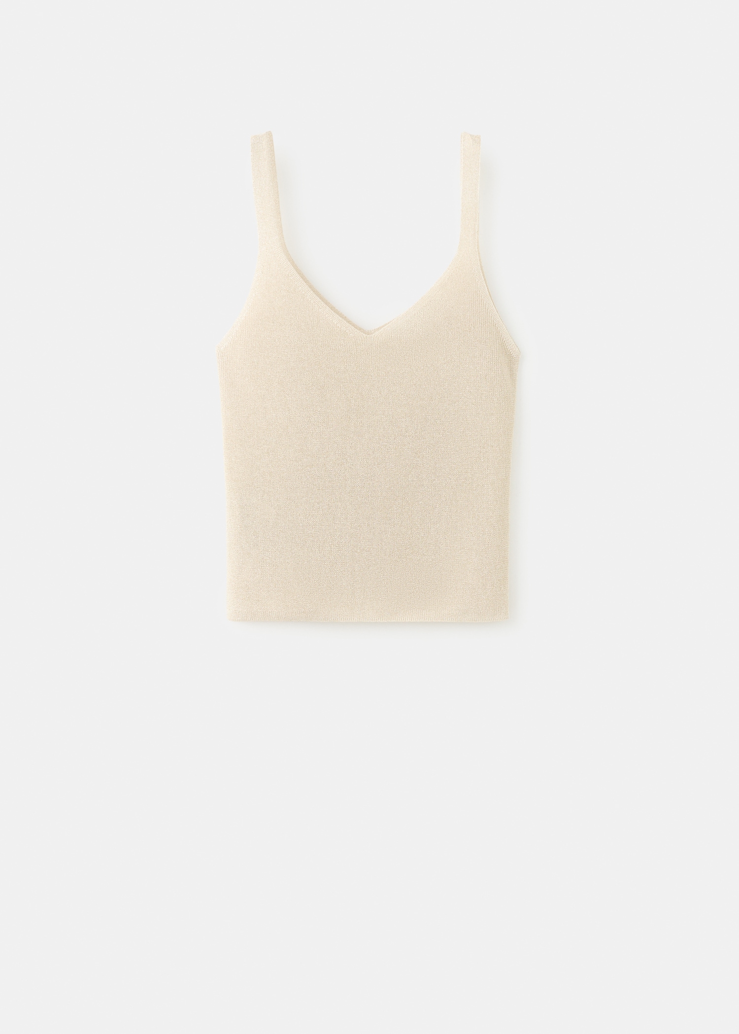 Top punt lúrex escot en punta - Article sense model