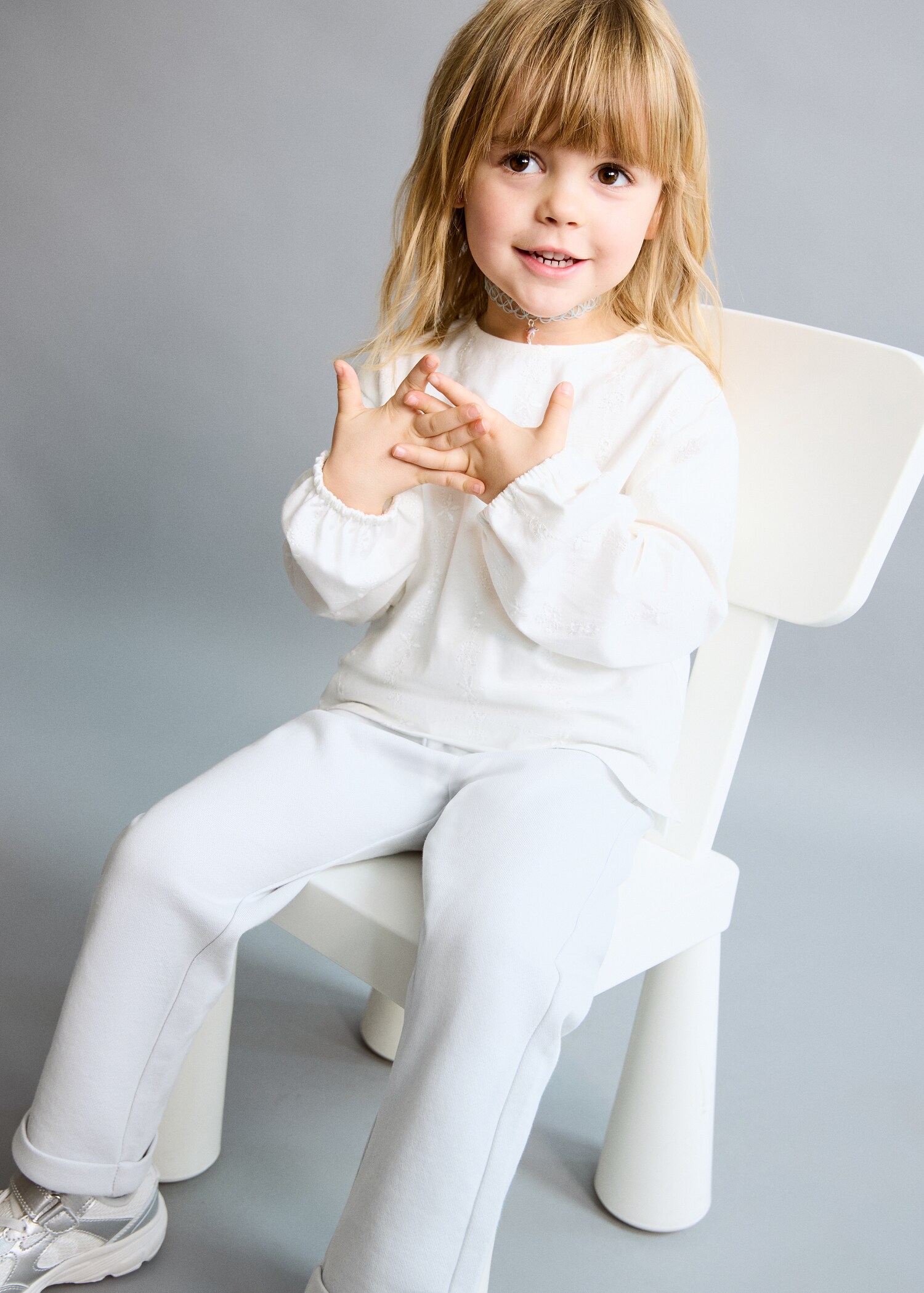 بنطلون رياضي قطني برباط - رؤية وسط