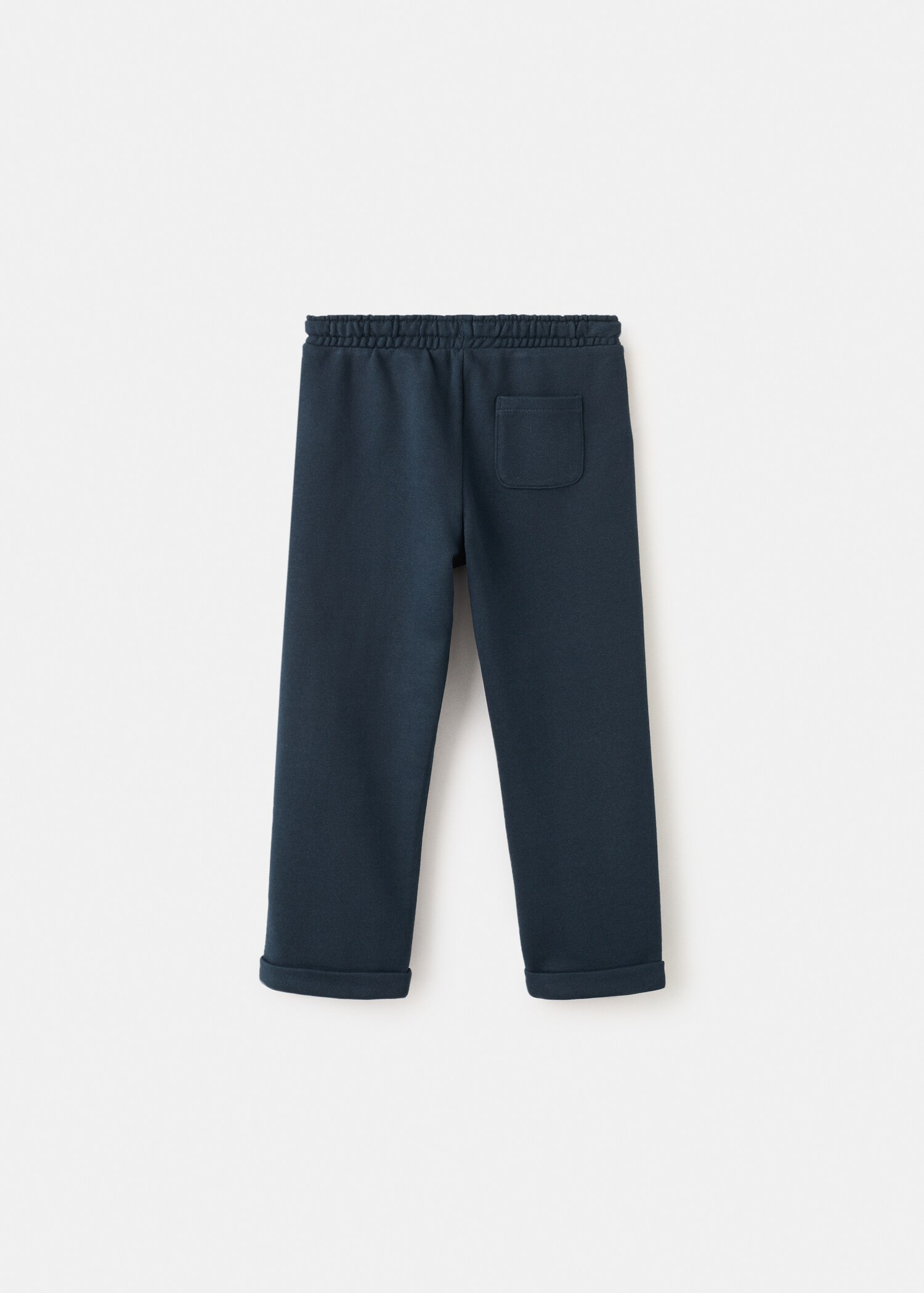 Baumwoll-Jogger Pants mit Kordelzug - Rückseite des Artikels