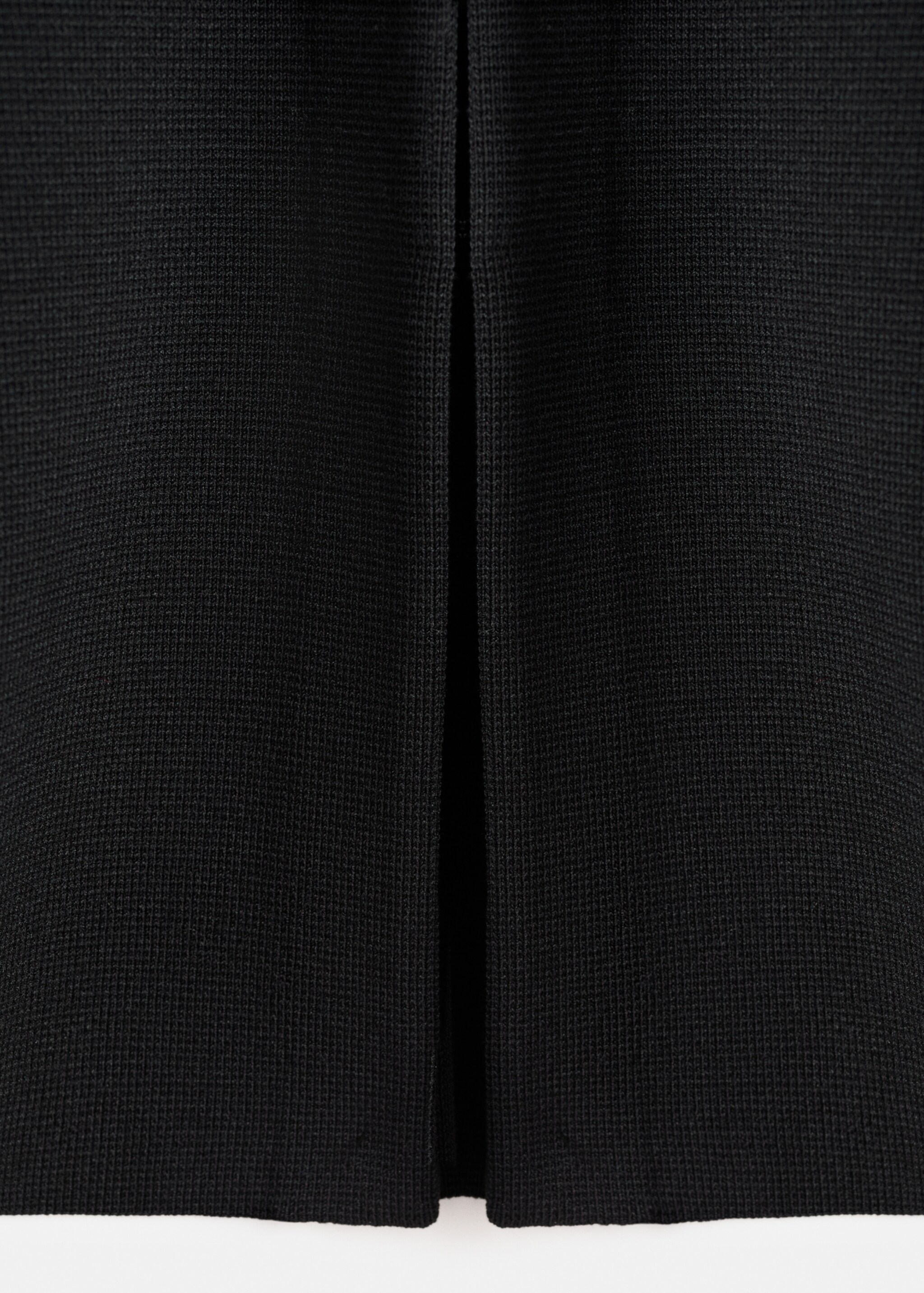 Oversized V-neck cardigan - Details of the article 0, Black. Ref: 27071270-00.