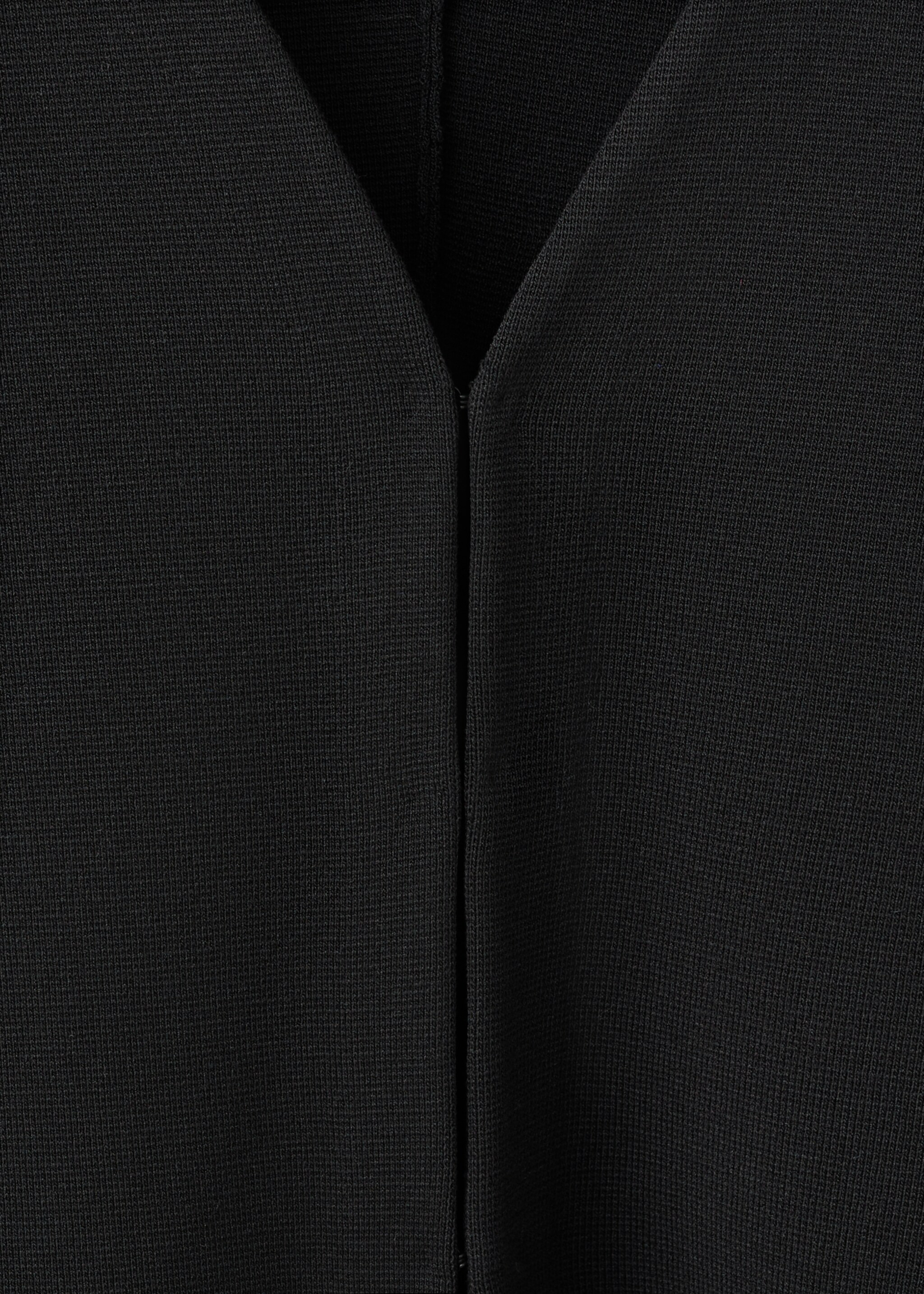 Oversized V-neck cardigan - Details of the article 8, Black. Ref: 27071270-00.