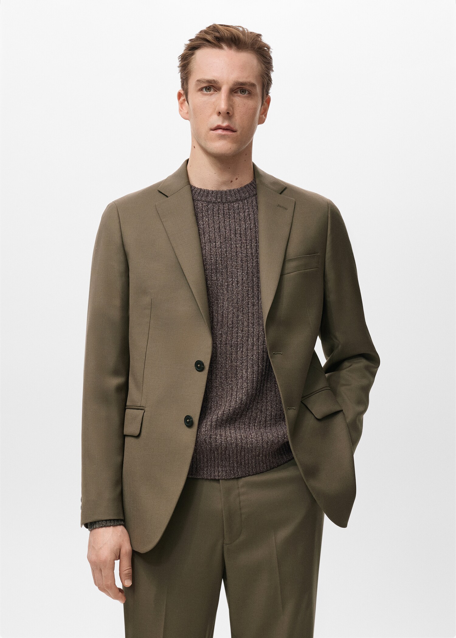 Blazer de fato Turín de 100% lã virgem - Plano médio