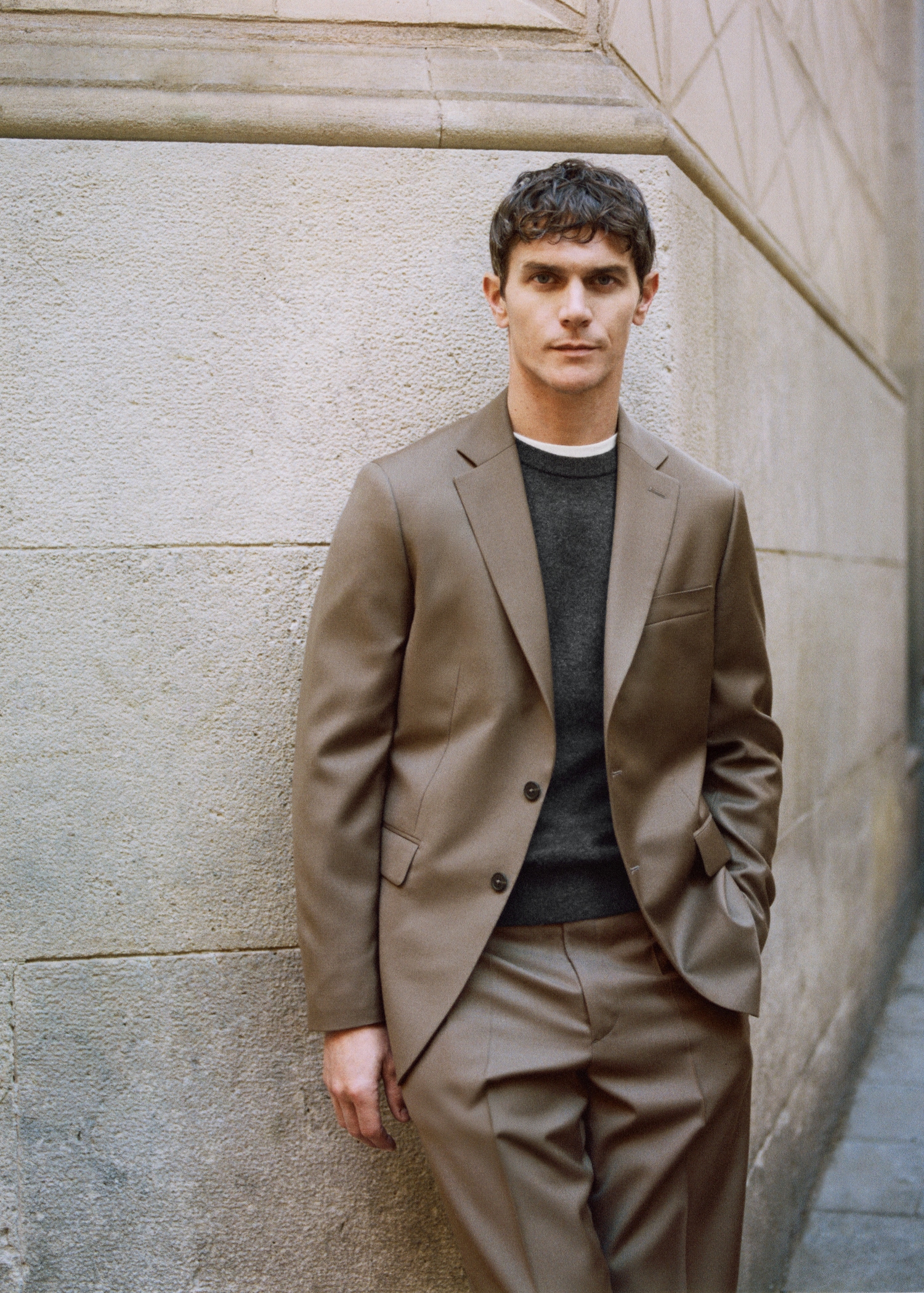 Turin 100% virgin wool suit jacket - Details of the article 3