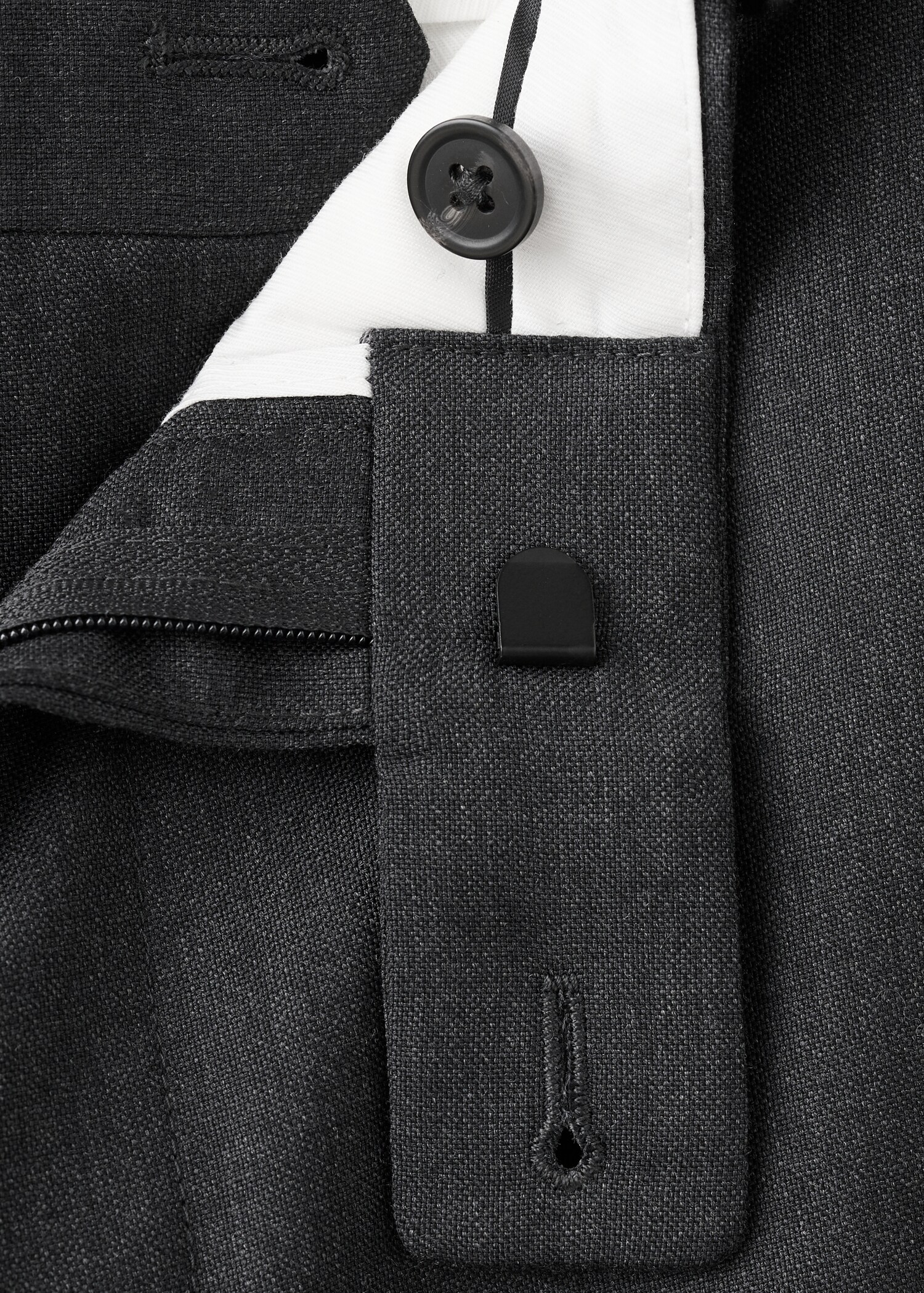 Turin 100% virgin wool suit trousers - Details of the article 8